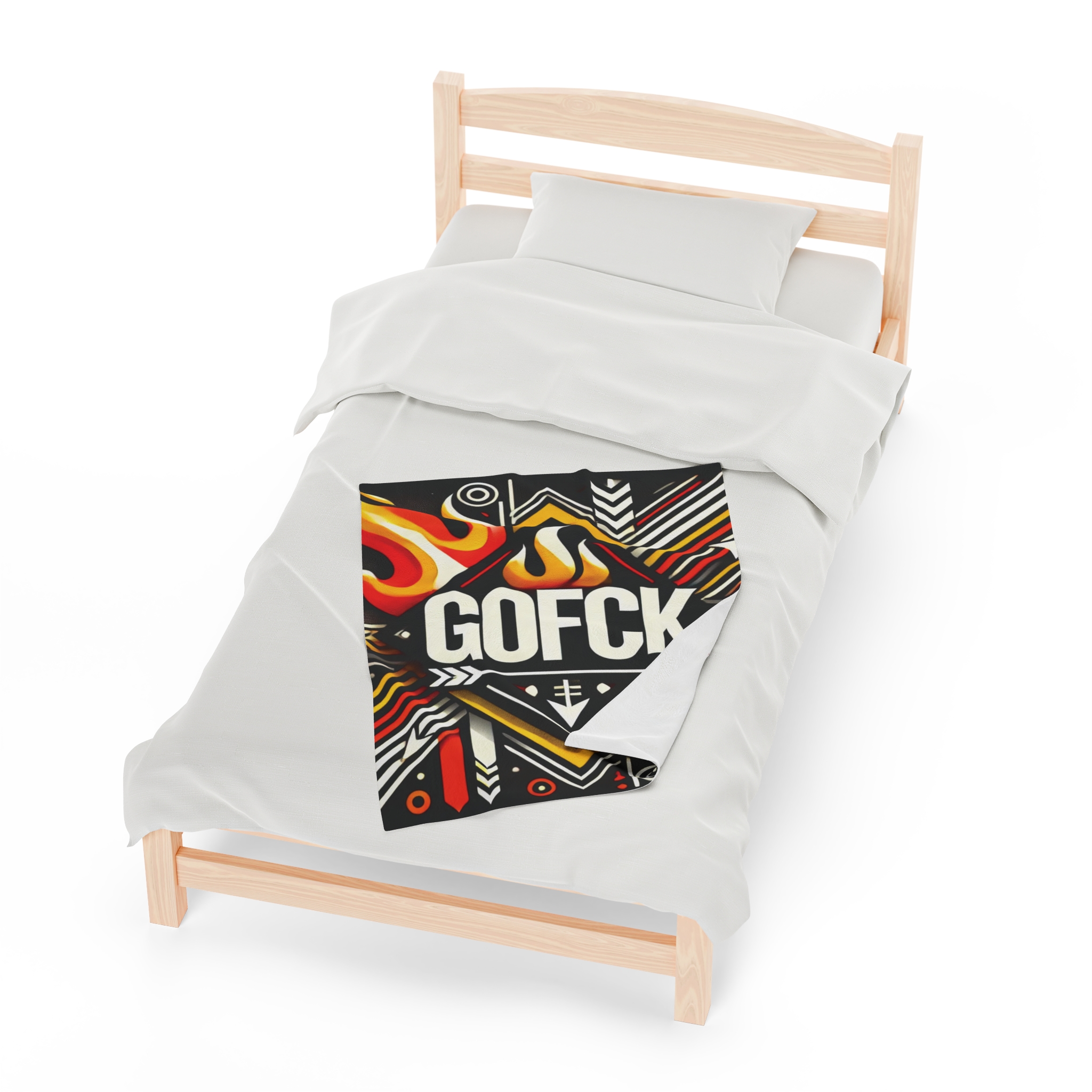 GOFCK Tribal Designer. Exclusive model. Limited Edition Velveteen Plush Blanket - Image 13