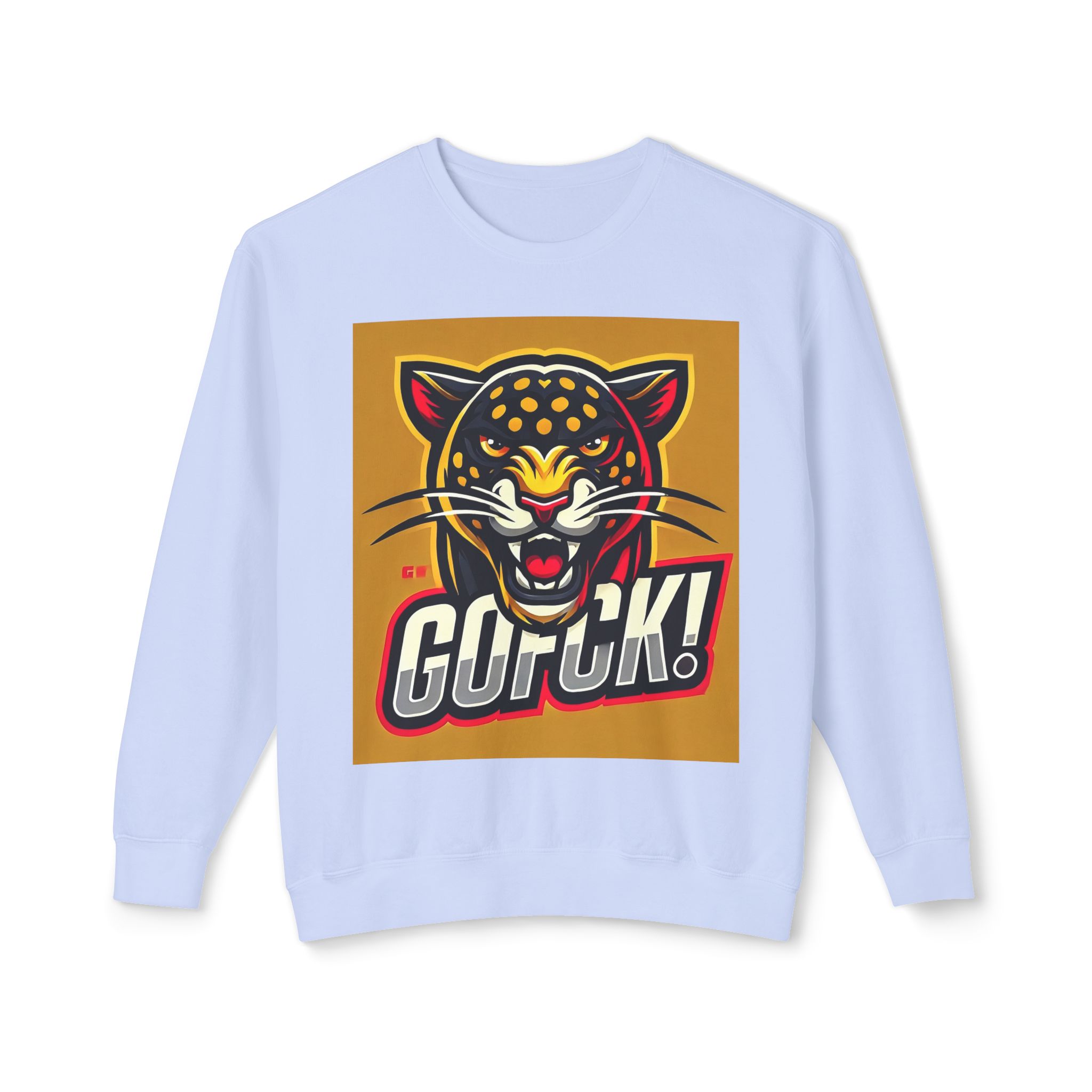 GOFCK Mad Panther. Designer Exclusive Unisex Lightweight Crewneck Sweatshirt - Image 37