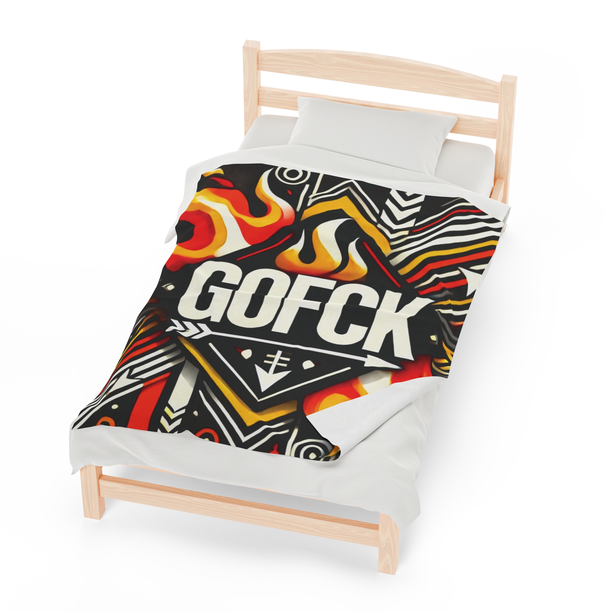 GOFCK Tribal Designer. Exclusive model. Limited Edition Velveteen Plush Blanket - Image 21