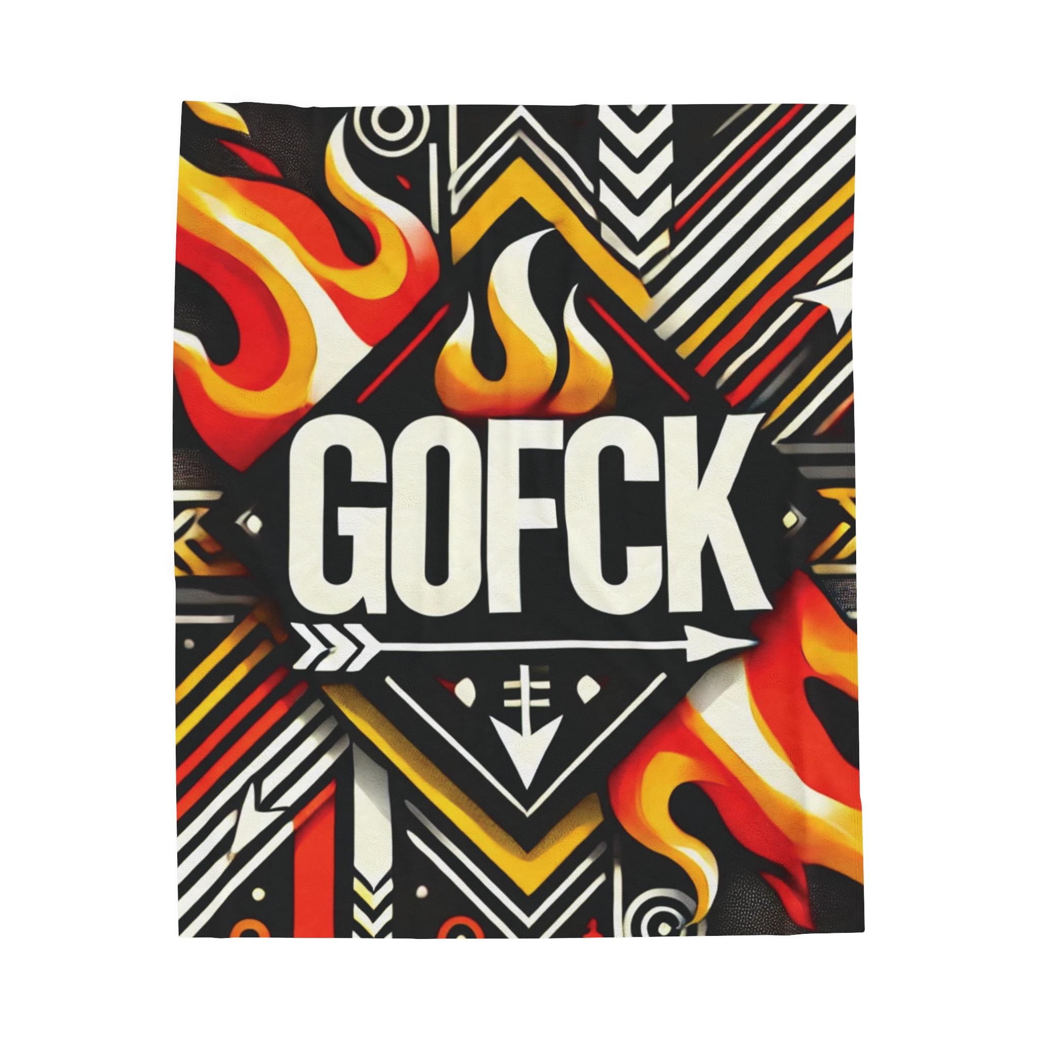 GOFCK Tribal Designer. Exclusive model. Limited Edition Velveteen Plush Blanket - Image 17