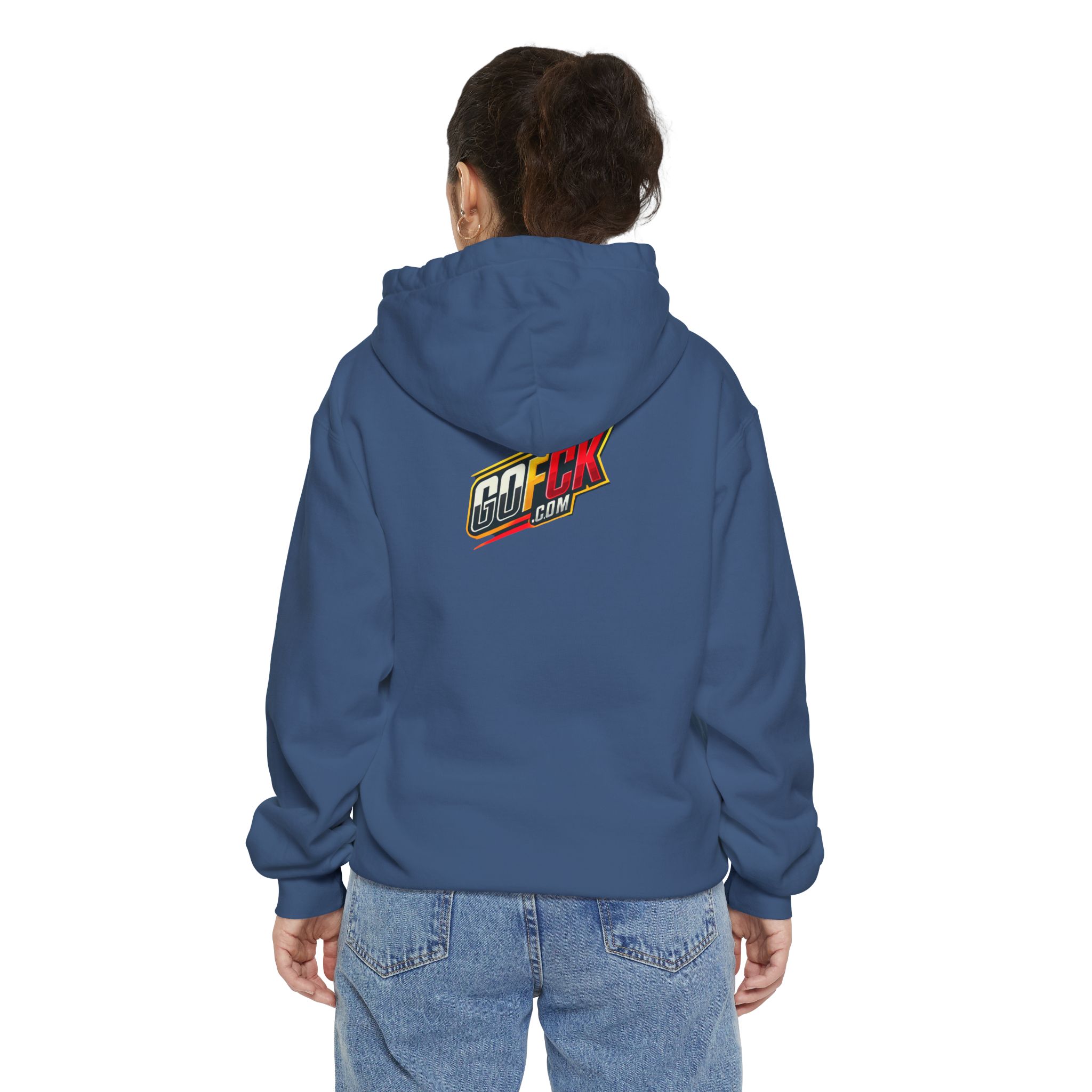GOFCK Uncle Must. Designer Unisex Garment-Dyed Hoodie - Image 40
