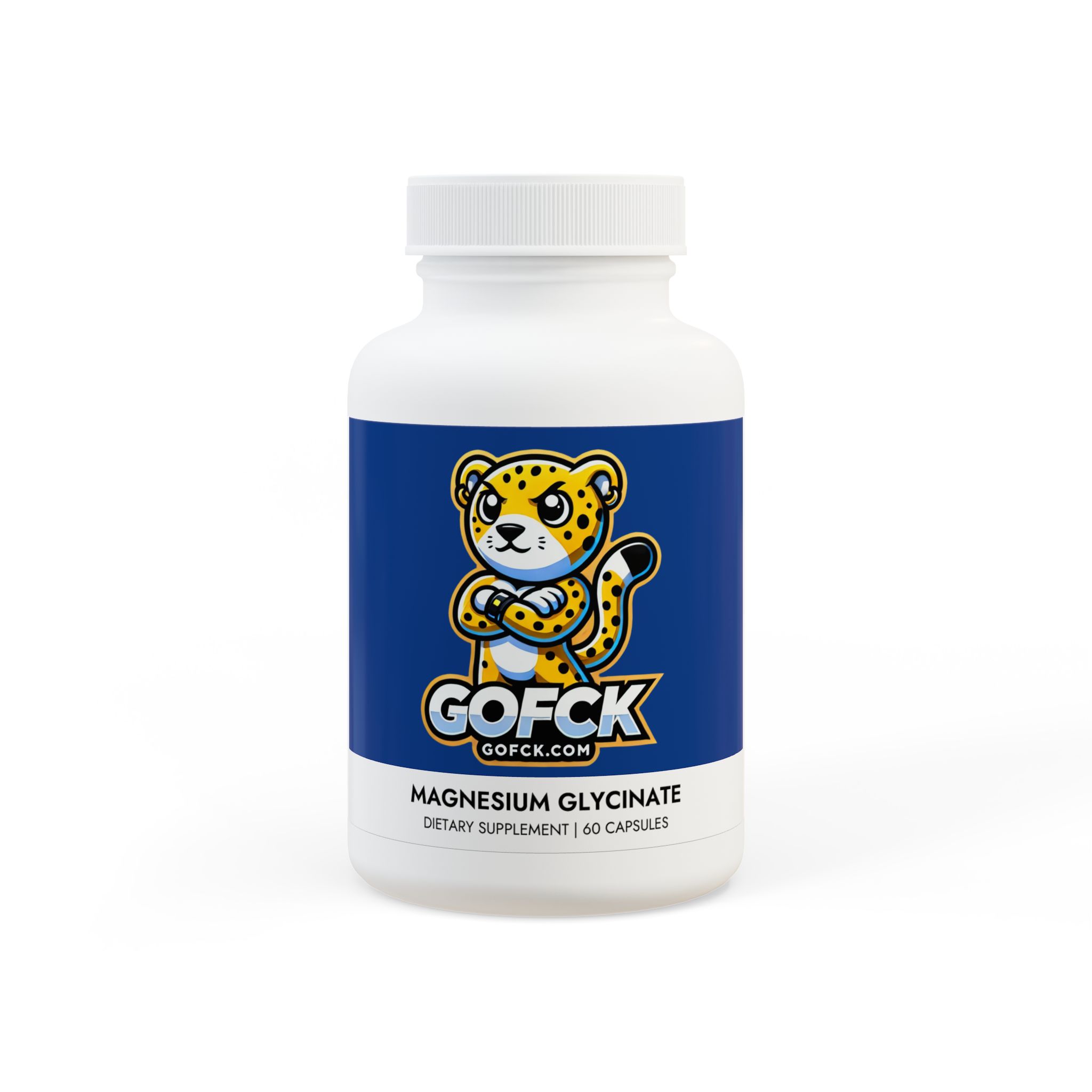 GOFCK Labs. Super Magnesium Glycinate Strong Supplement (60 Capsules)
