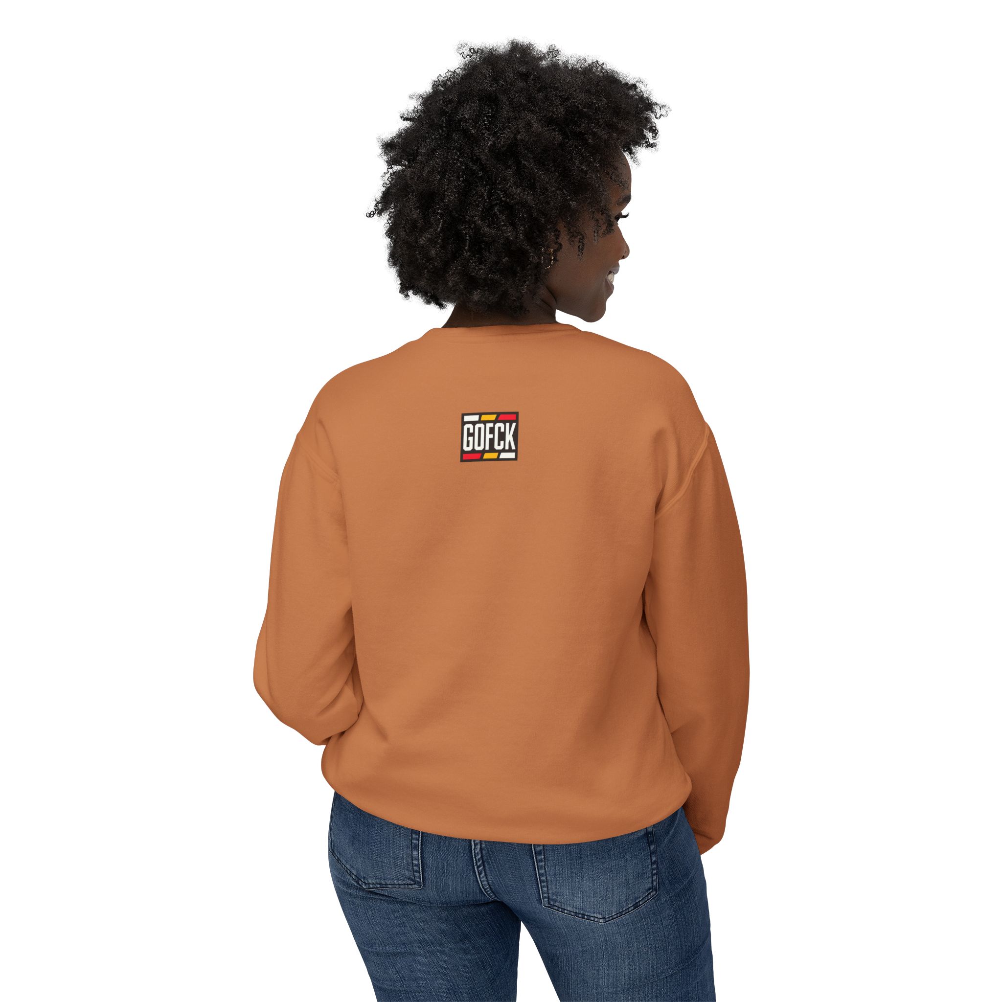 GOFCK Mad Panther. Designer Exclusive Unisex Lightweight Crewneck Sweatshirt - Image 16