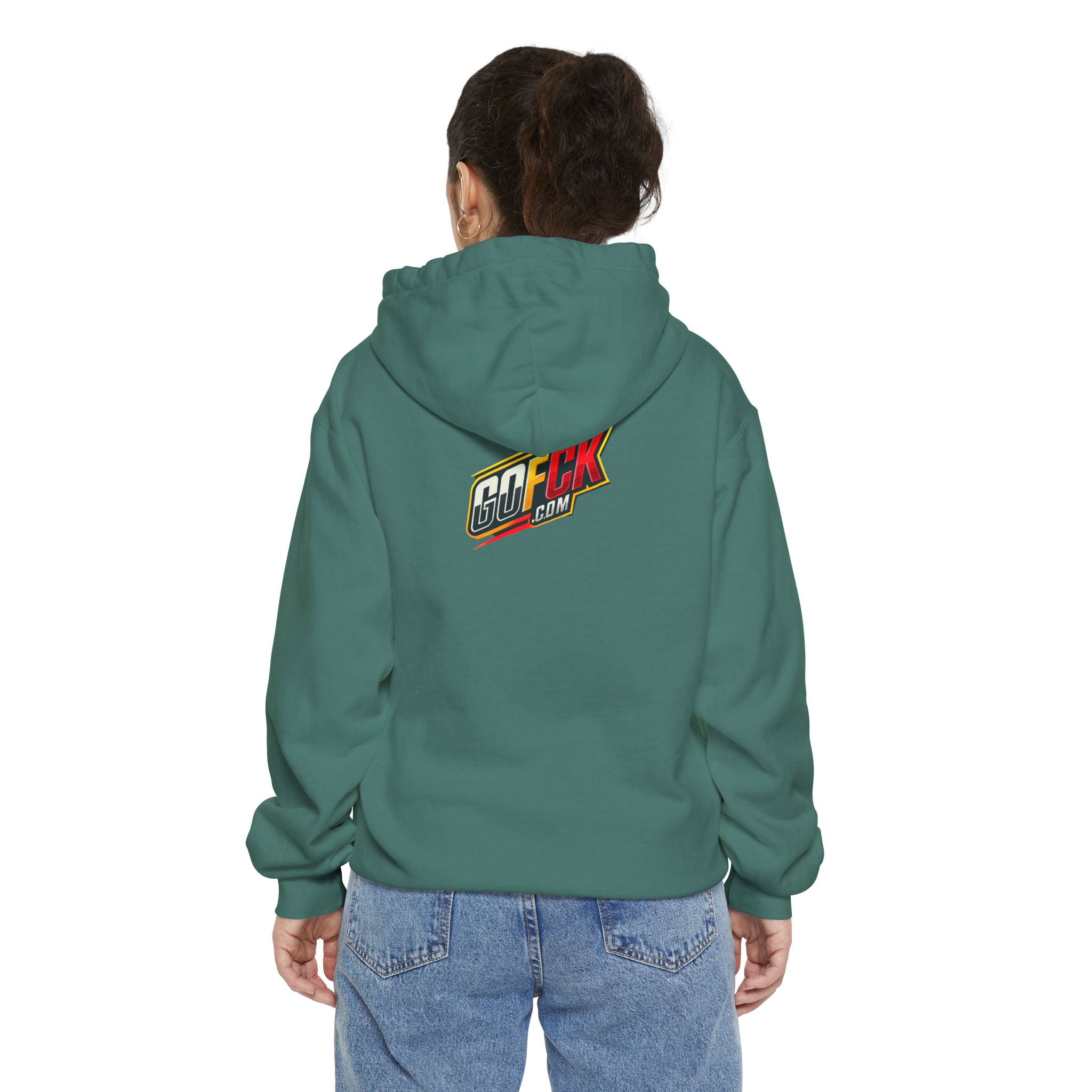 GOFCK Uncle Must. Designer Unisex Garment-Dyed Hoodie - Image 20