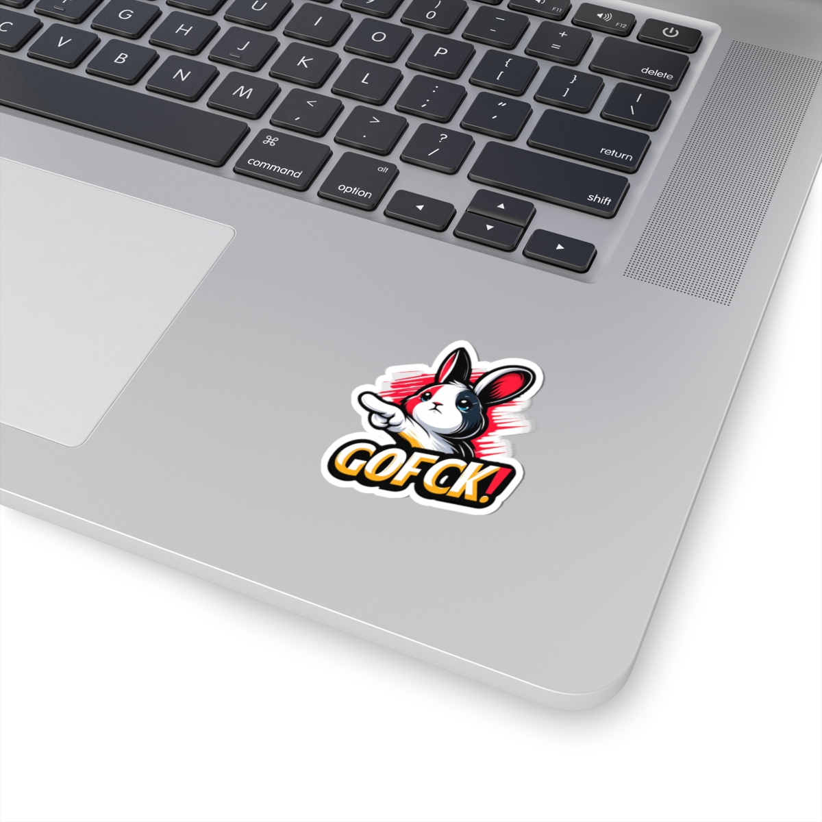 GOFCK Upset Rabbit. Designer Kiss-Cut Limited Edition Exclusive Stickers - Image 2
