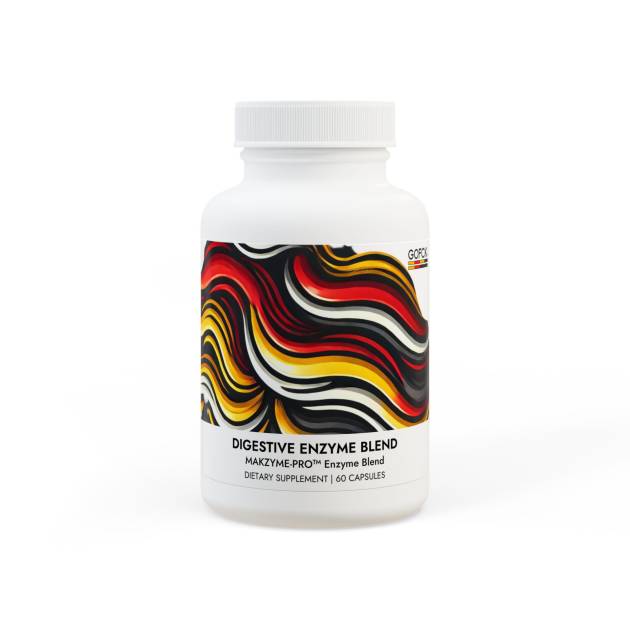 GOFCK Labs. Fast Digestive Enzyme Super Natural Blend Supplement (60 Capsules)