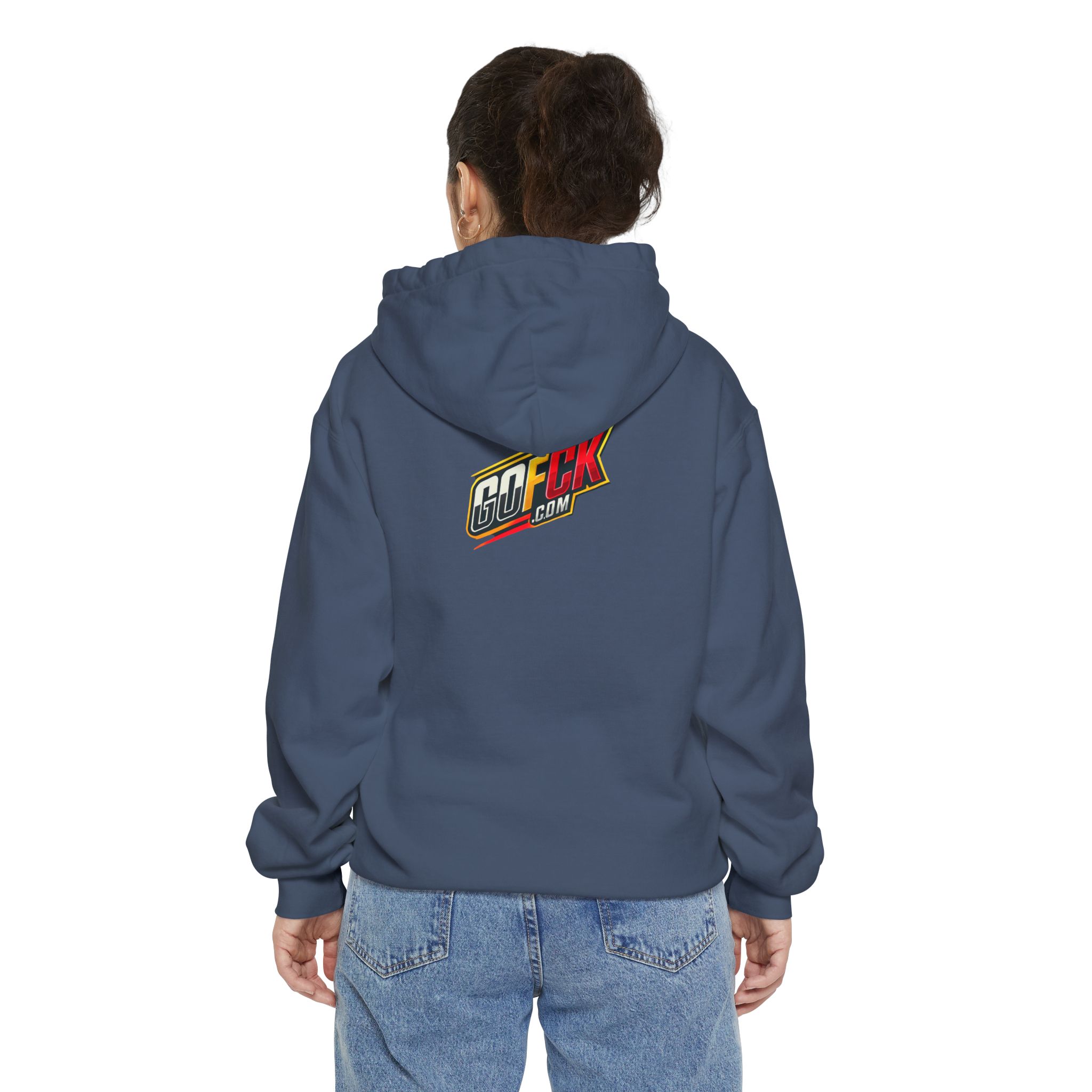GOFCK Uncle Must. Designer Unisex Garment-Dyed Hoodie - Image 36