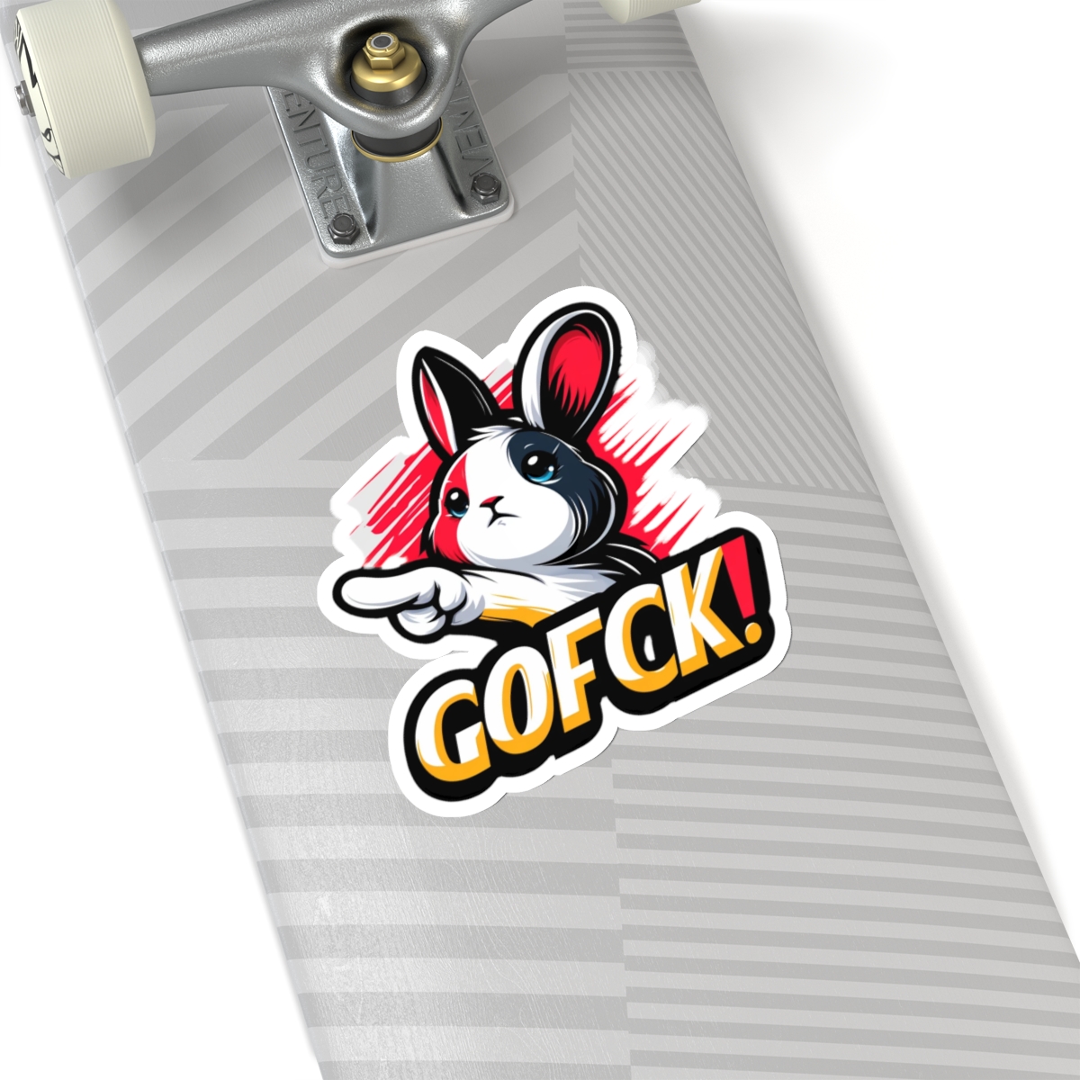 GOFCK Upset Rabbit. Designer Kiss-Cut Limited Edition Exclusive Stickers - Image 11