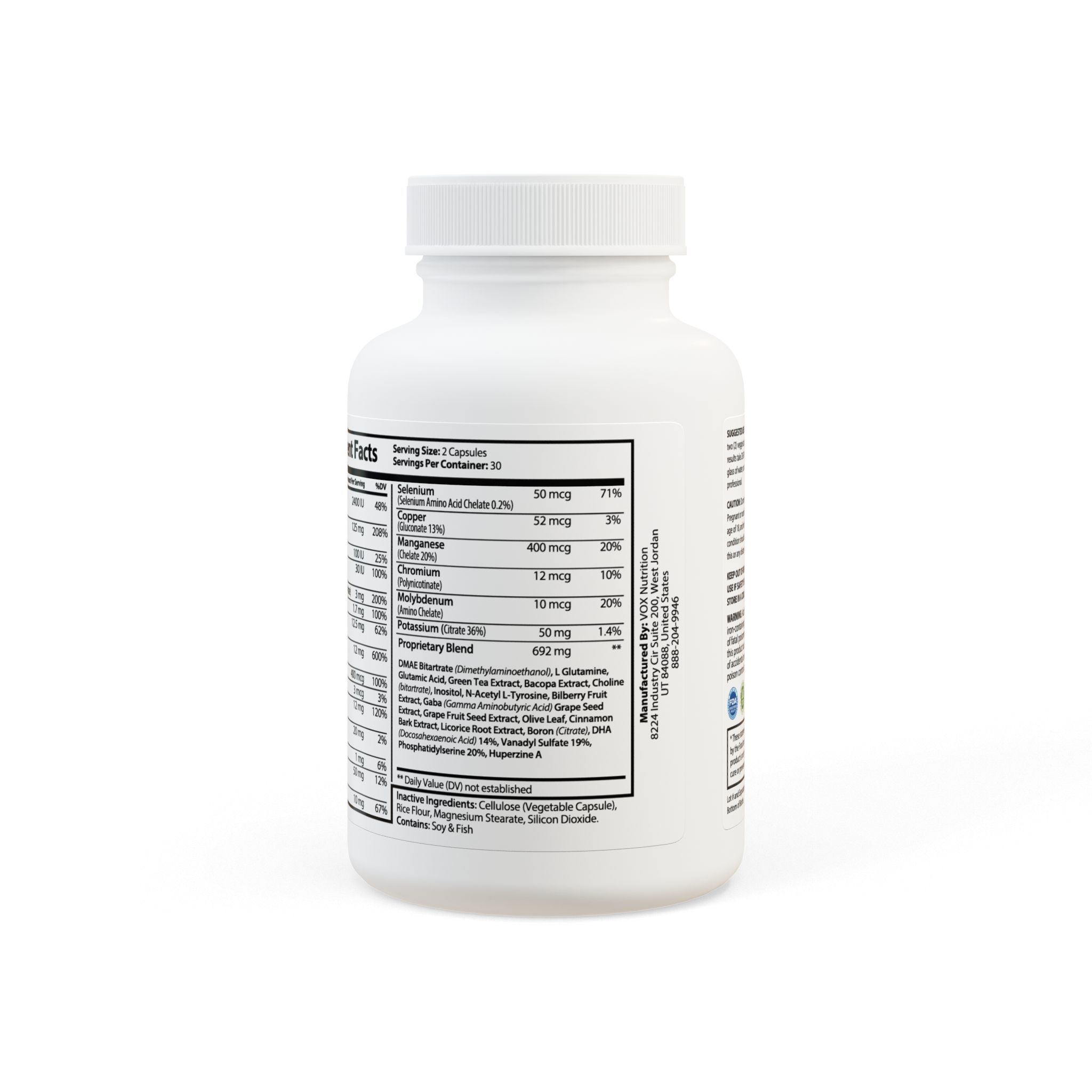 GOFCK Labs. Unique Formula for Ultimate Brain Support Complex Supplement (60 Capsules) - Image 3