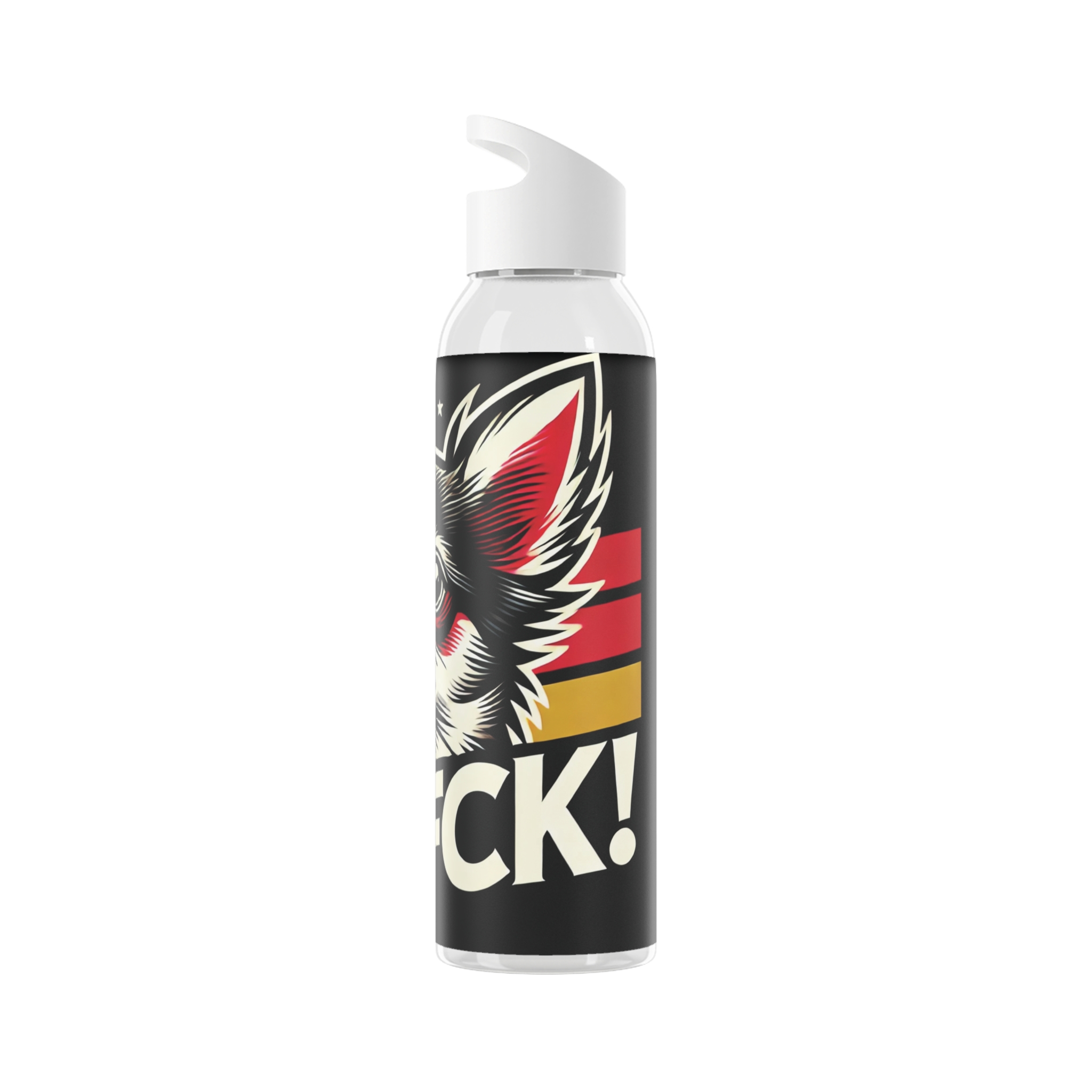 GOFCK Chihuahua Fighter Designer Sky Water Bottle. - Image 4