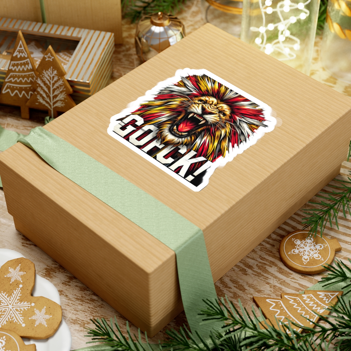 GOFCK Wild Lion. Designer Exclusive Kiss-Cut Limited Edition Stickers - Image 9