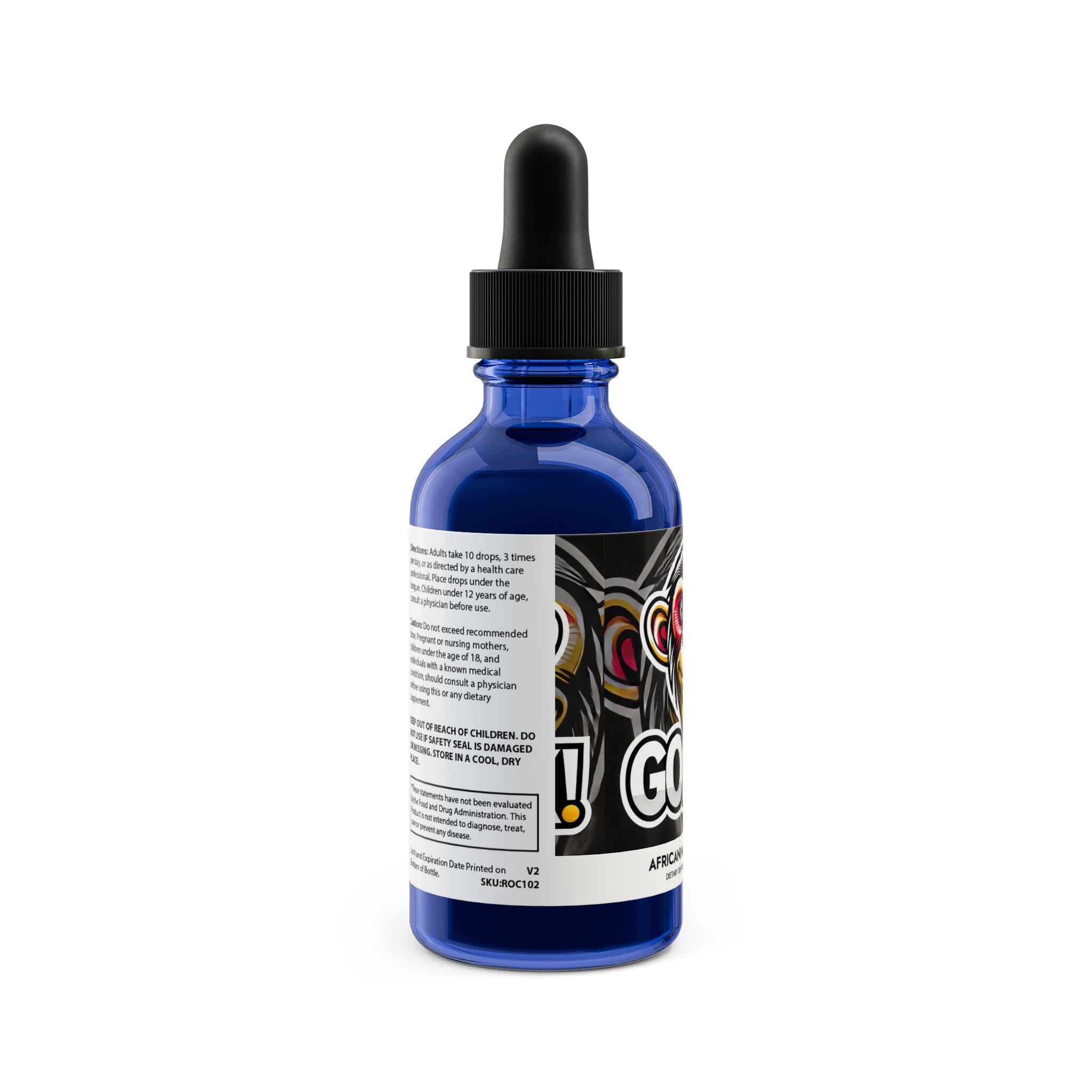 GOFCK Labs. Pure African Mango Drops Natural Extract Supplement (60ml, 2fl.oz) - Image 2