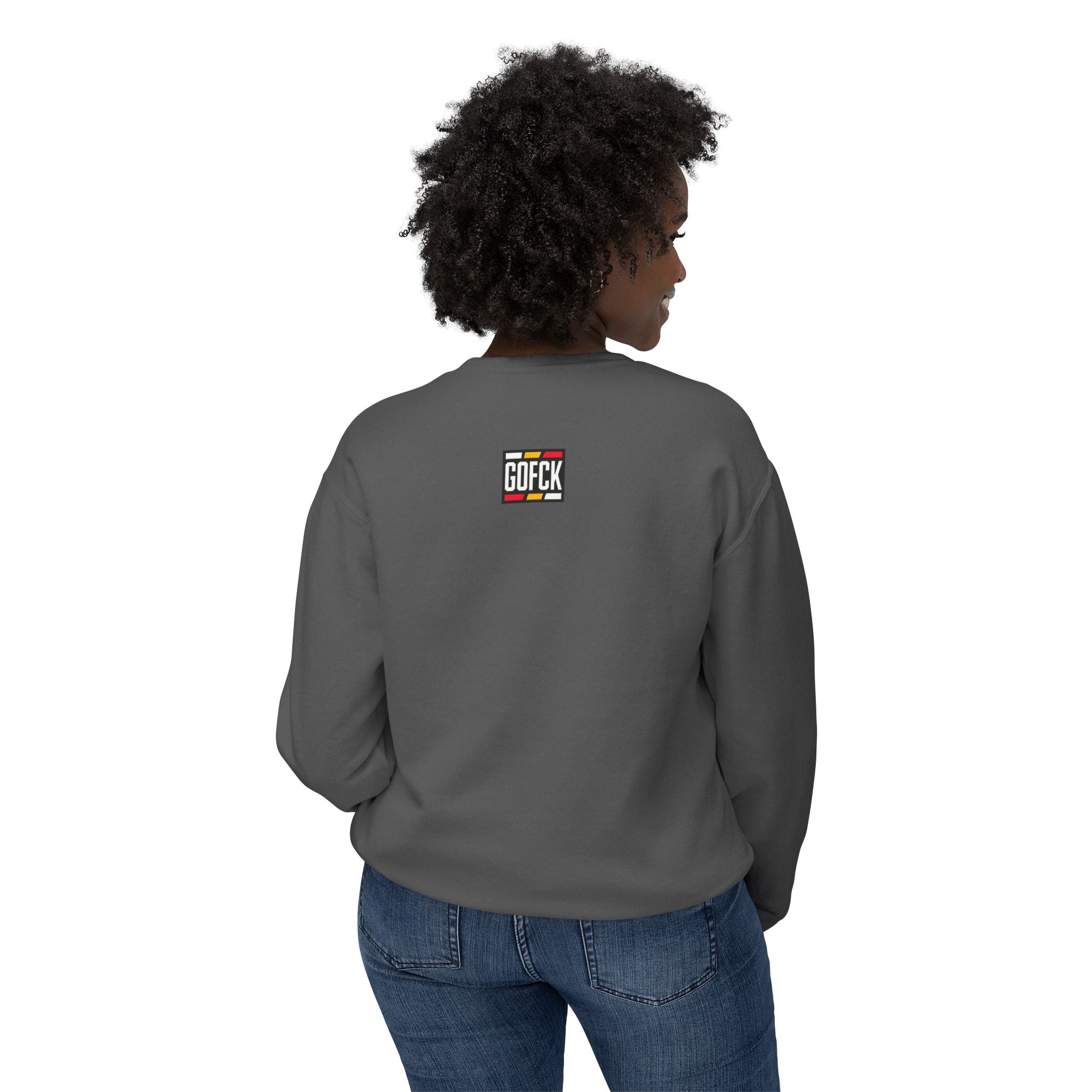 GOFCK Mad Panther. Designer Exclusive Unisex Lightweight Crewneck Sweatshirt - Image 28