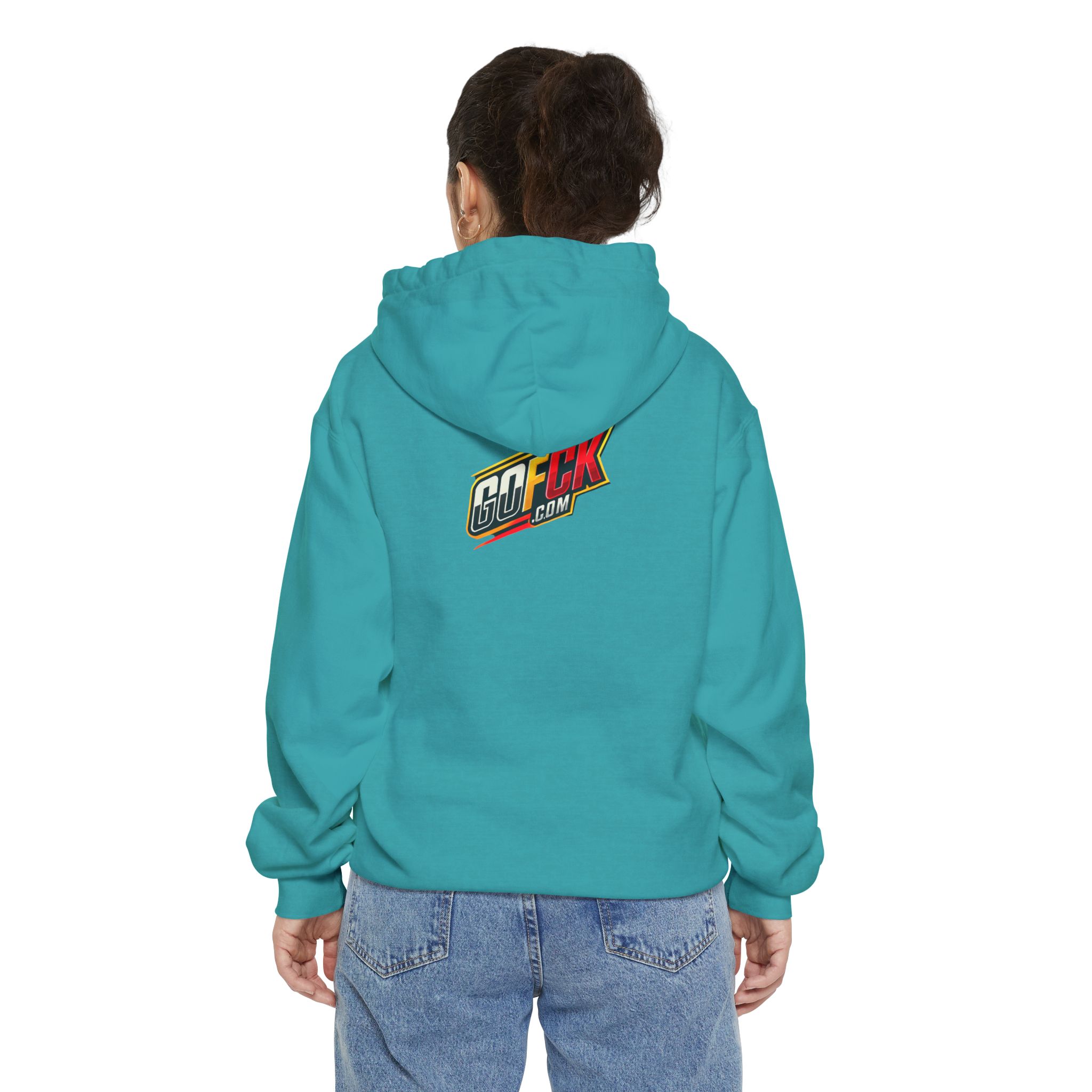 GOFCK Uncle Must. Designer Unisex Garment-Dyed Hoodie - Image 28
