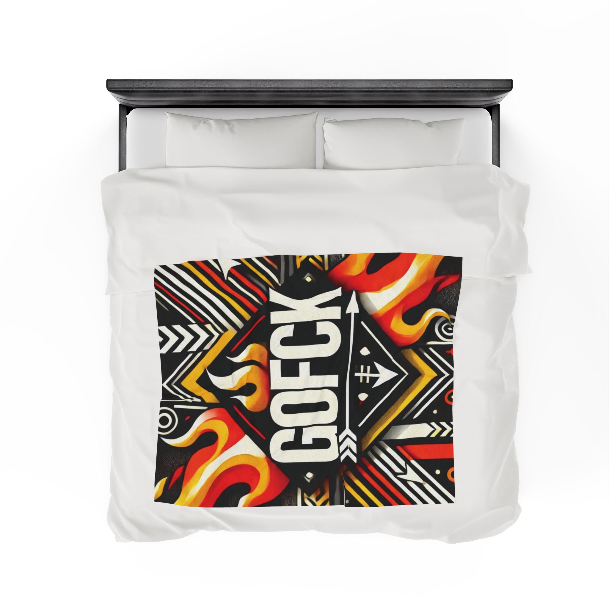GOFCK Tribal Designer. Exclusive model. Limited Edition Velveteen Plush Blanket - Image 24