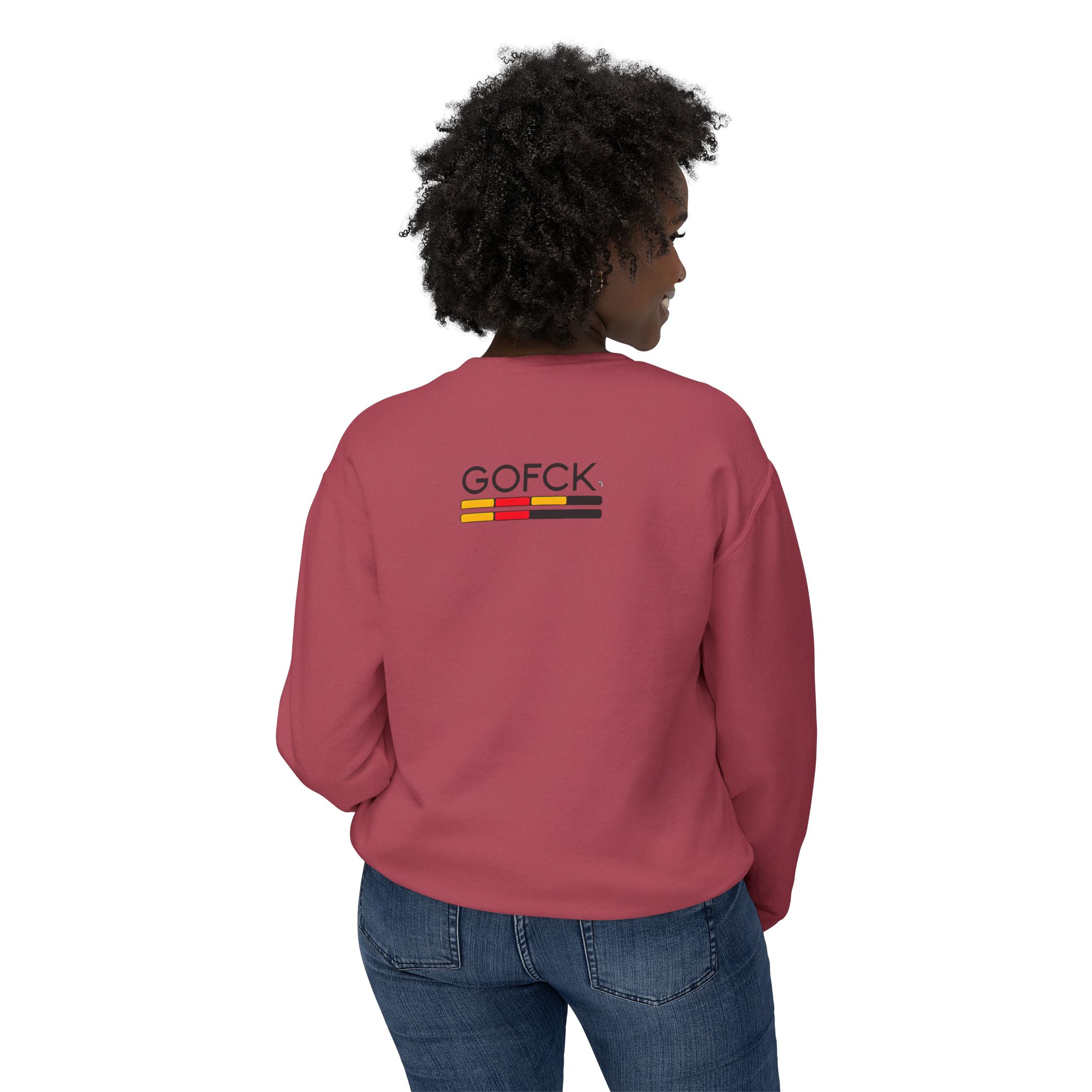 GOFCK Killa Bear. Designer Exclusive Unisex Lightweight Crewneck Sweatshirt - Image 56