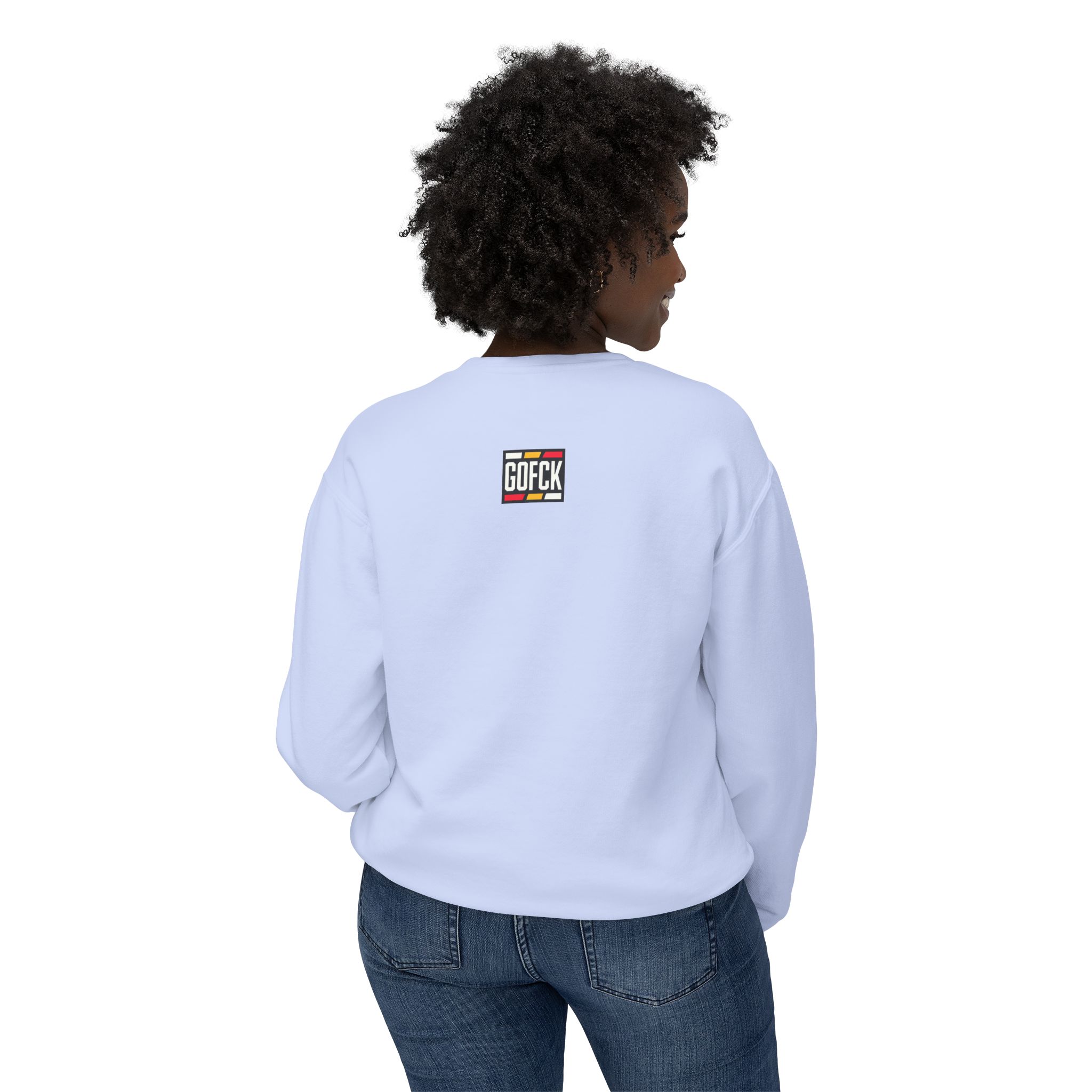 GOFCK Mad Panther. Designer Exclusive Unisex Lightweight Crewneck Sweatshirt - Image 40