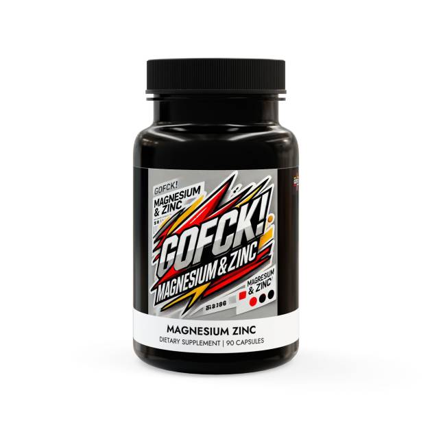 GOFCK Labs. High Quality Magnesium & Zinc Ultra Natural Strong Supplement (90 Capsules)