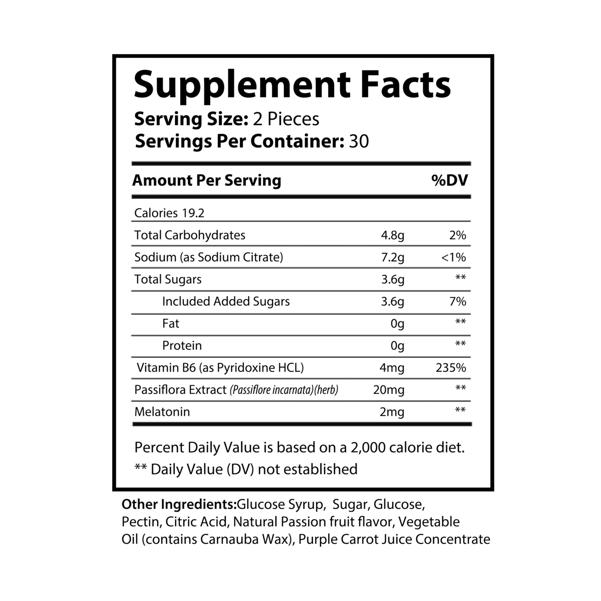 GOFCK Labs. Strong Sleep Well Formula. Gummies (60 Gummies) - Image 4