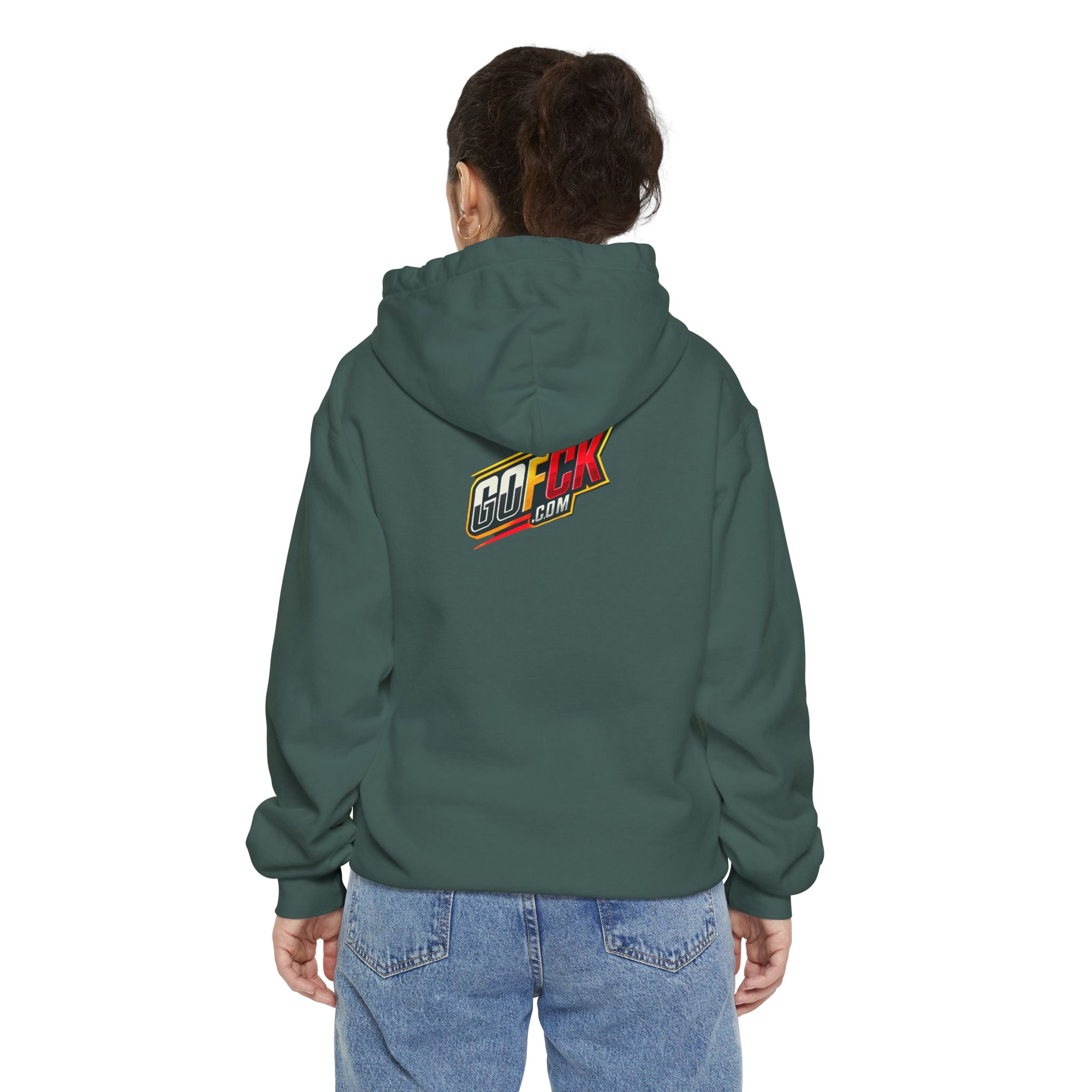 GOFCK Uncle Must. Designer Unisex Garment-Dyed Hoodie - Image 24