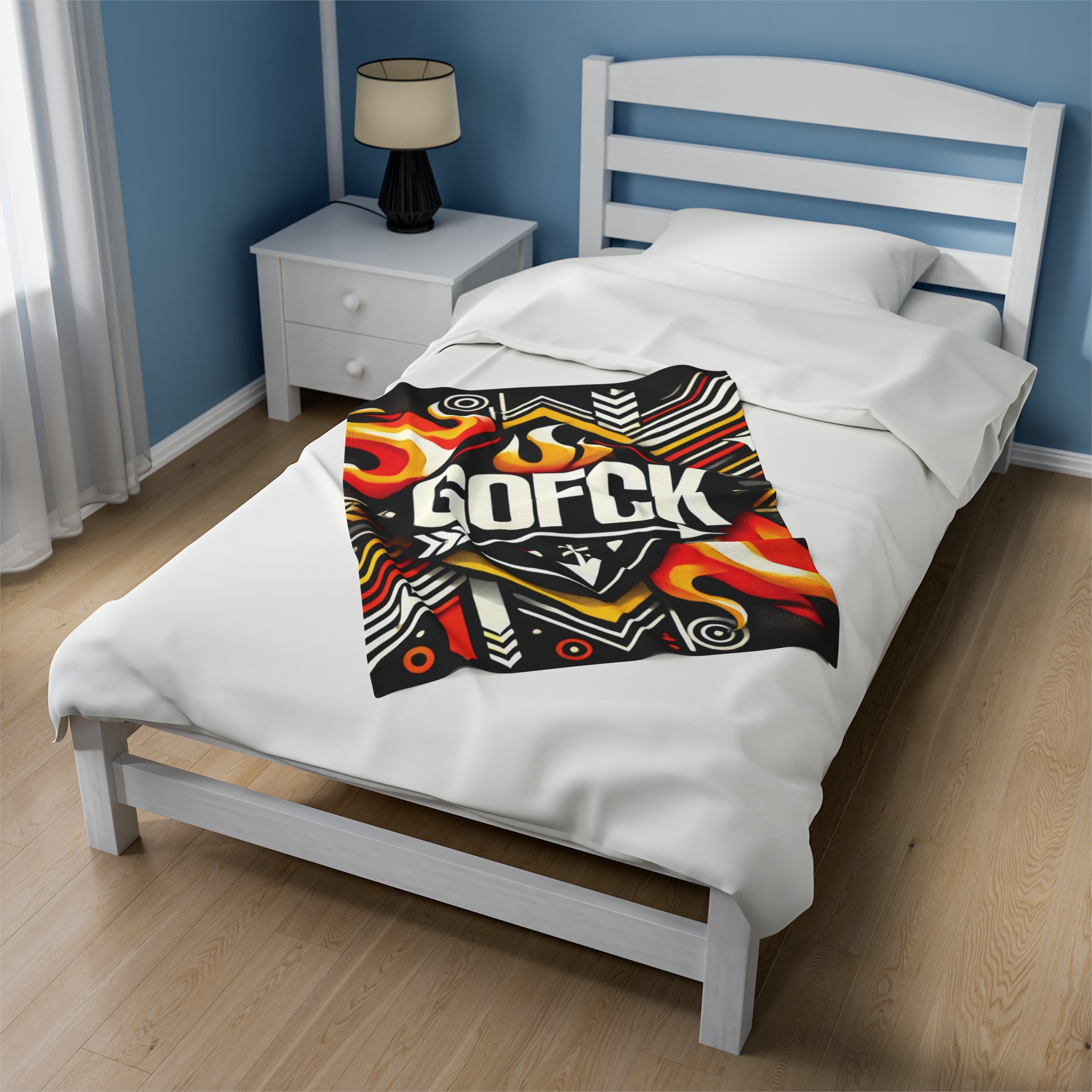 GOFCK Tribal Designer. Exclusive model. Limited Edition Velveteen Plush Blanket - Image 11