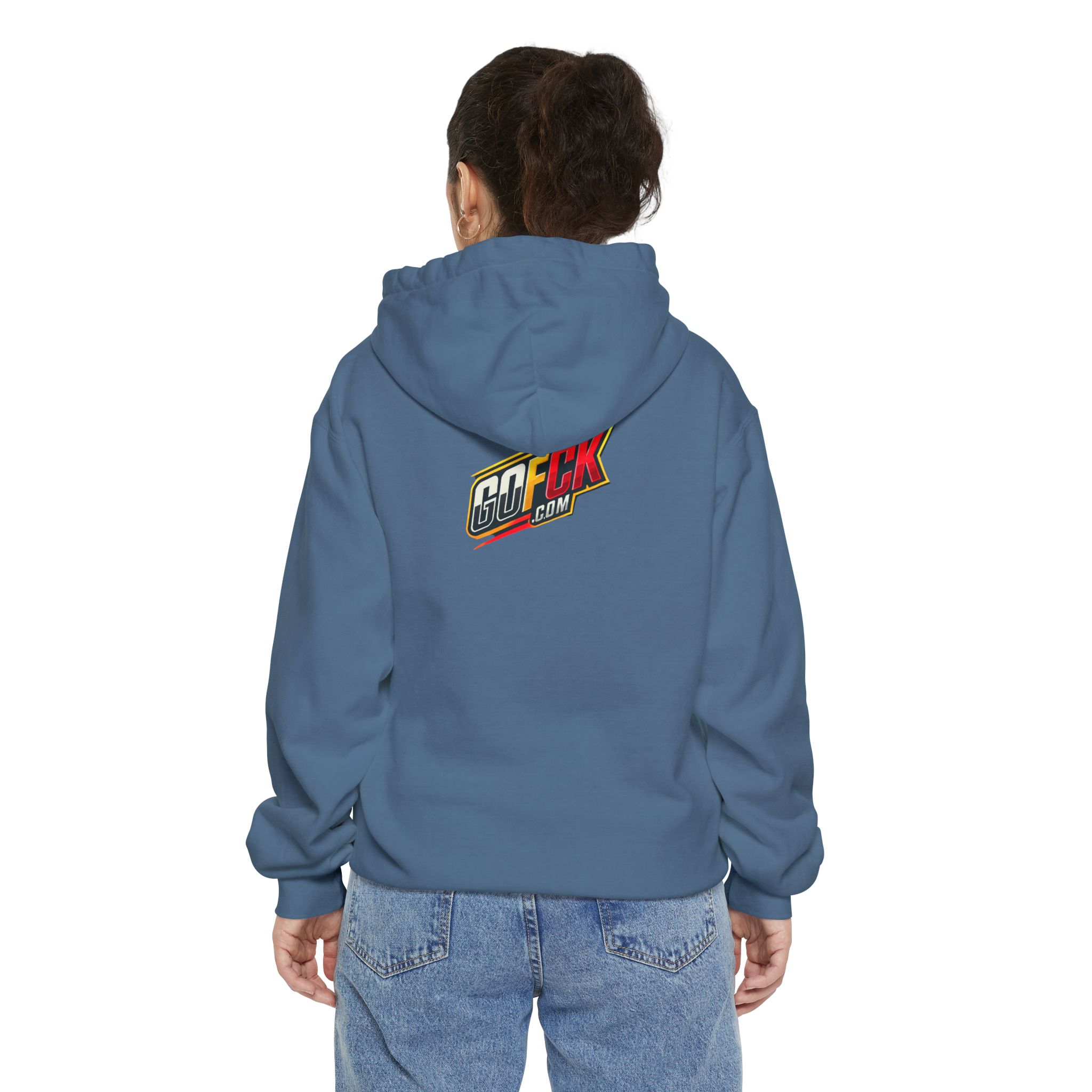 GOFCK Uncle Must. Designer Unisex Garment-Dyed Hoodie - Image 32