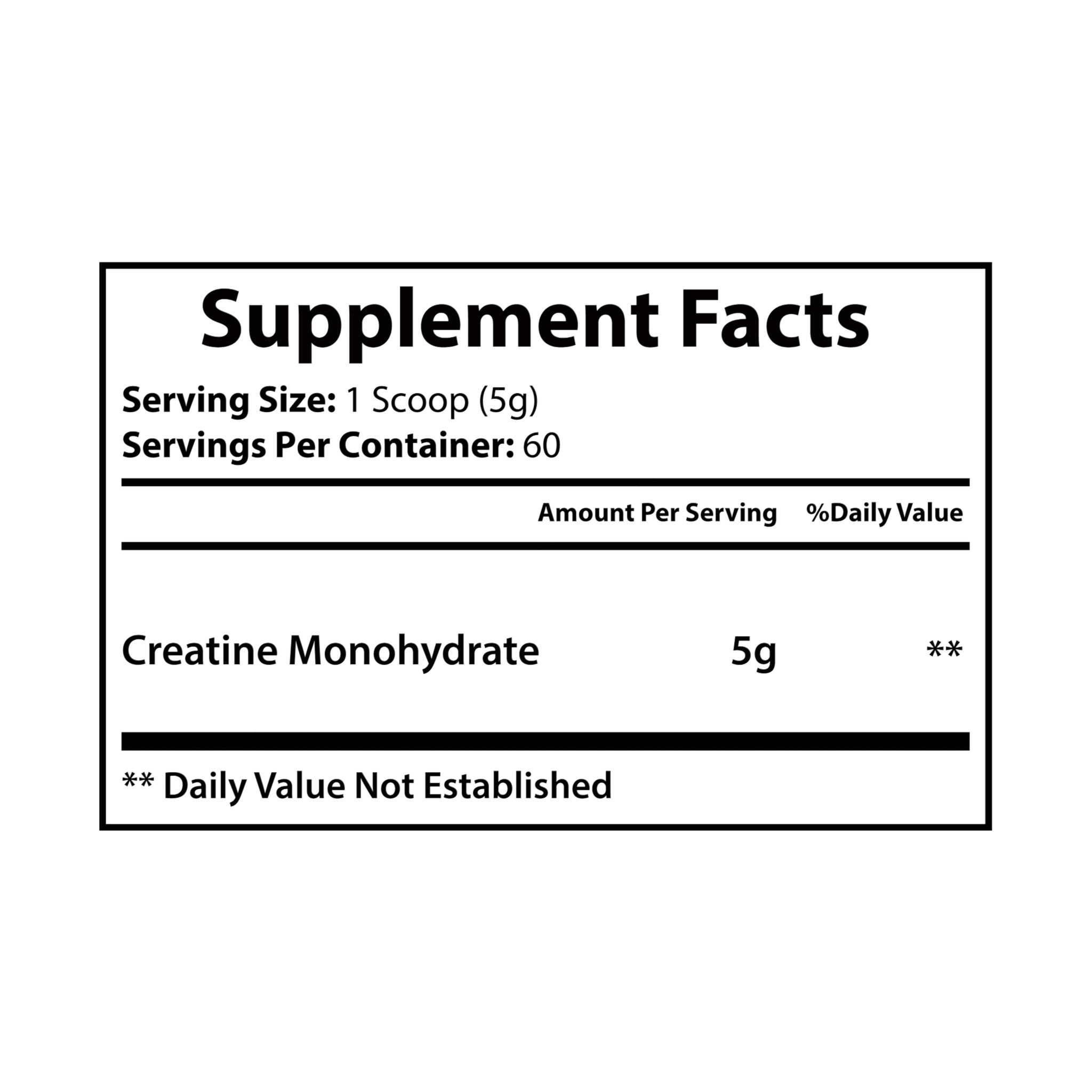 GOFCK Labs. Unique Formula. Creatine Monohydrate Supplement (300g, 10.58oz) - Image 5