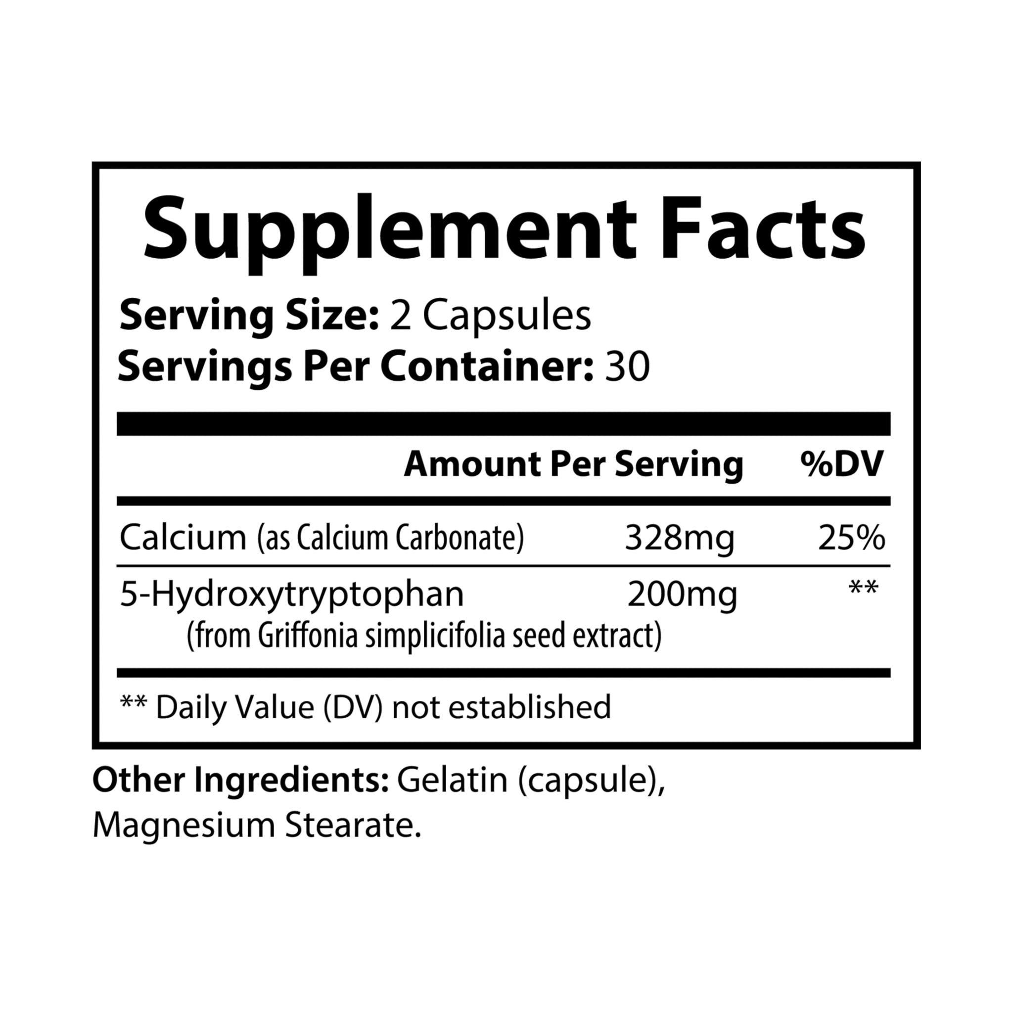 GOFCK Labs. Unique 5-HTP Strong and Healthy Sleep Patterns Supplement (60 Capsules) Original 5-Hydroxytryptophan - Image 6