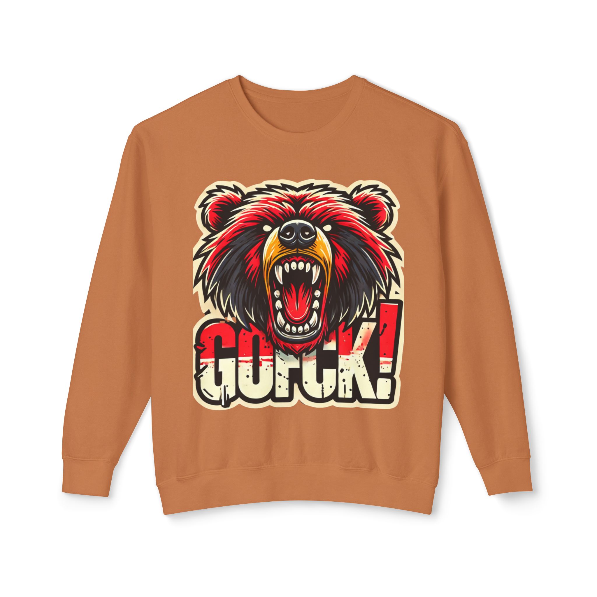 GOFCK Killa Bear. Designer Exclusive Unisex Lightweight Crewneck Sweatshirt - Image 17