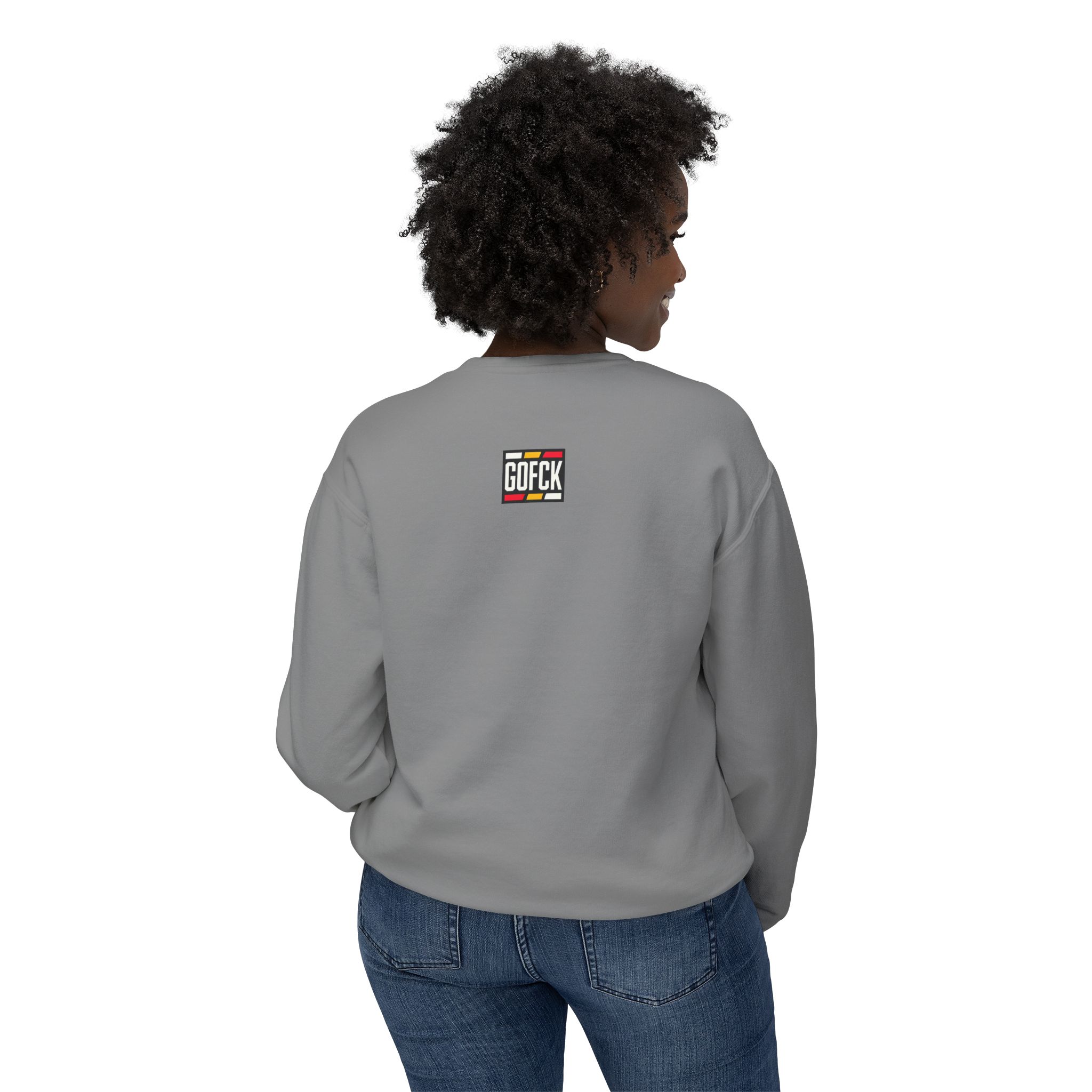 GOFCK Mad Panther. Designer Exclusive Unisex Lightweight Crewneck Sweatshirt - Image 32