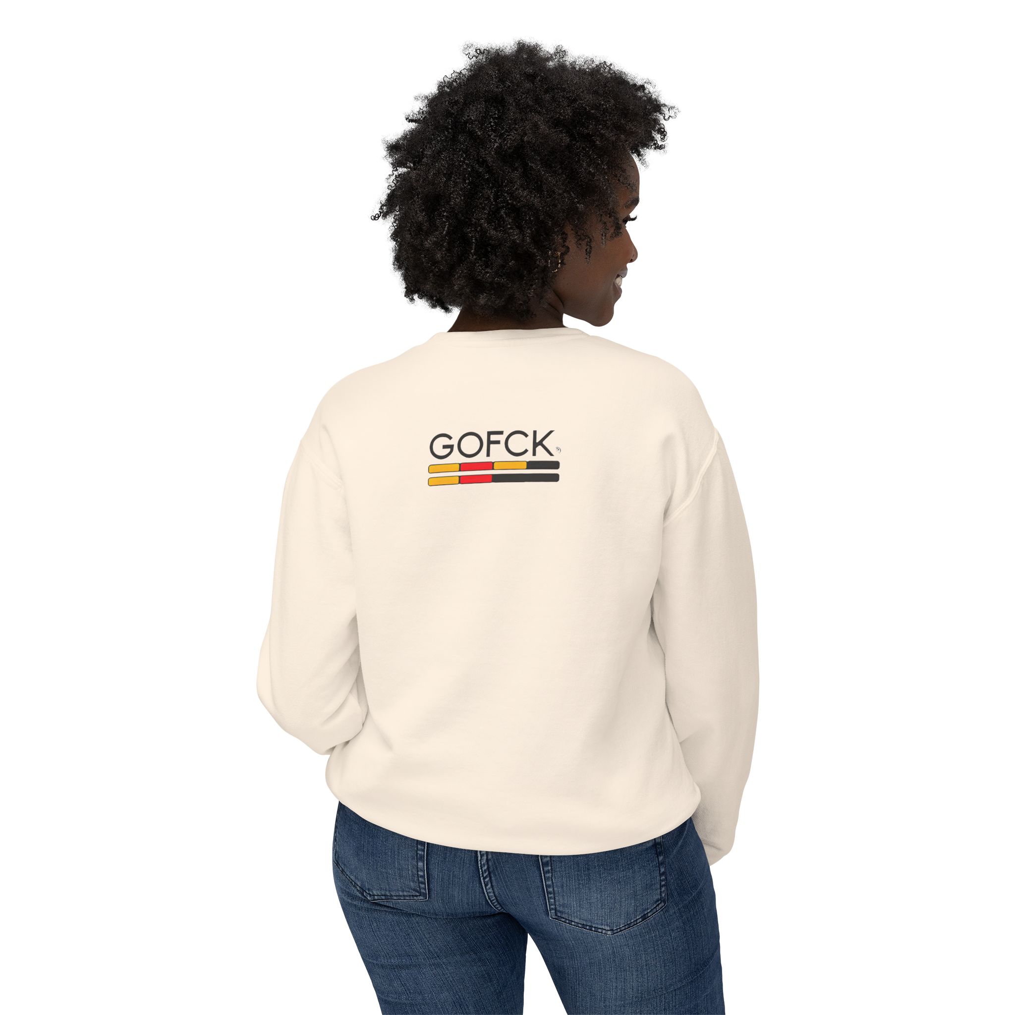 GOFCK Killa Bear. Designer Exclusive Unisex Lightweight Crewneck Sweatshirt - Image 12