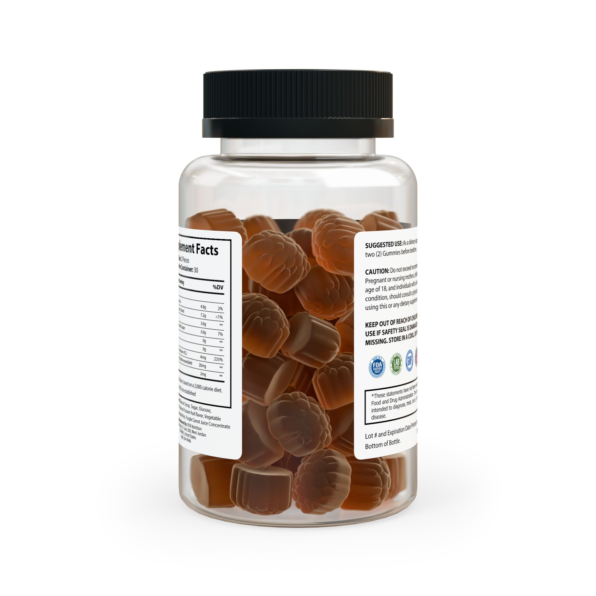 GOFCK Labs. Strong Sleep Well Formula. Gummies (60 Gummies) - Image 2