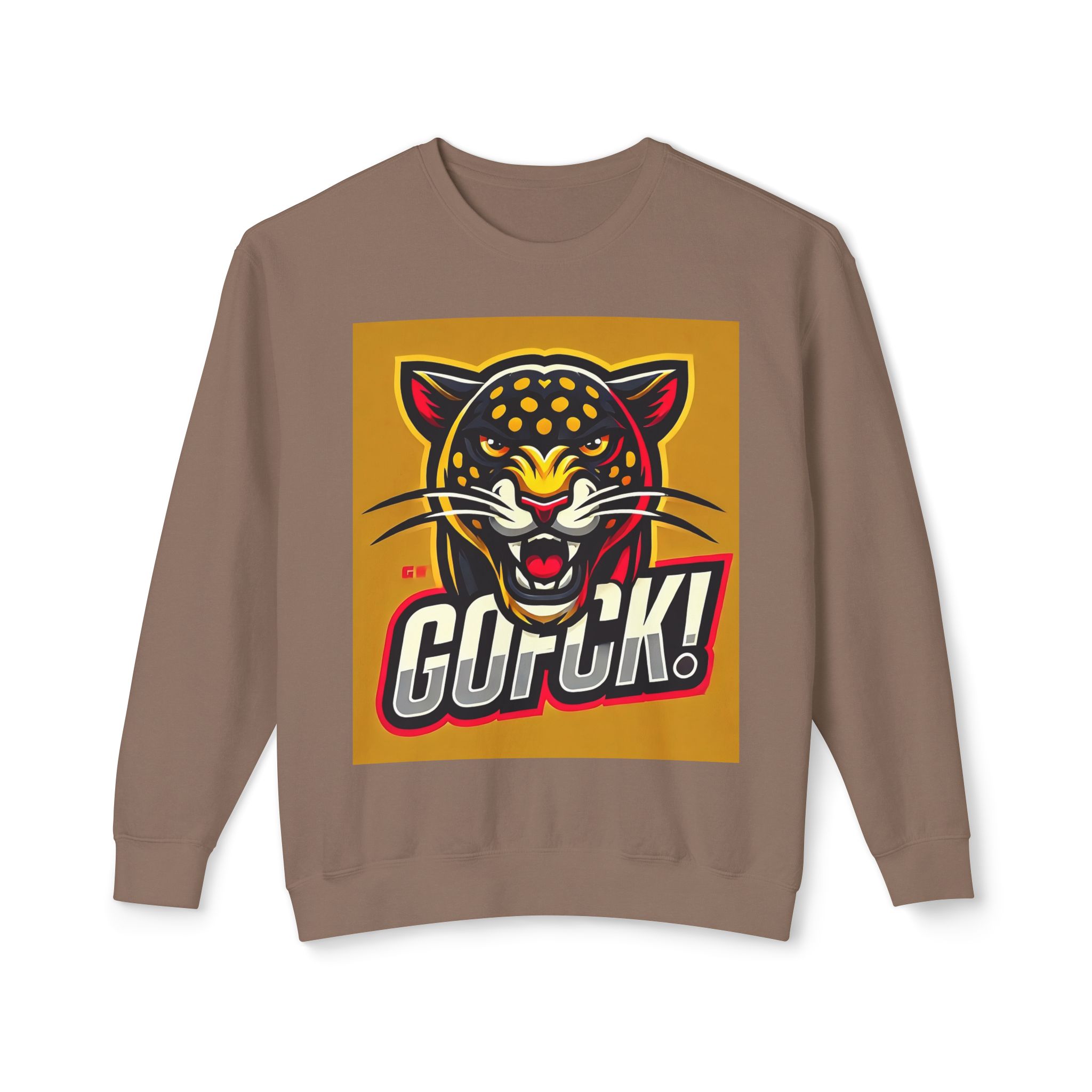GOFCK Mad Panther. Designer Exclusive Unisex Lightweight Crewneck Sweatshirt - Image 17