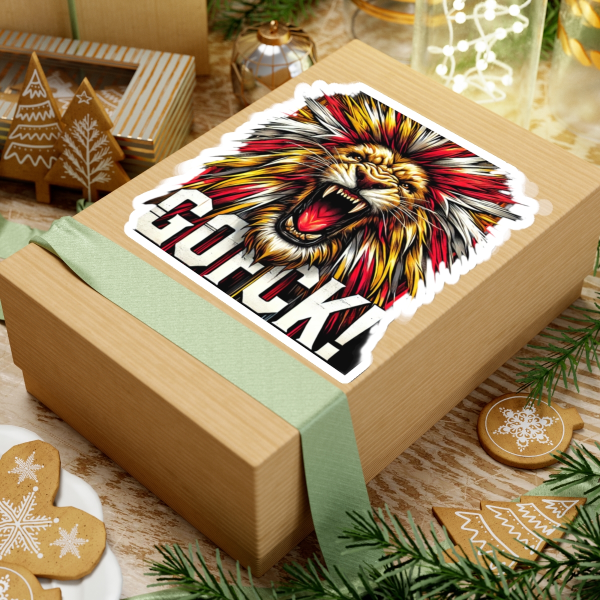 GOFCK Wild Lion. Designer Exclusive Kiss-Cut Limited Edition Stickers - Image 12