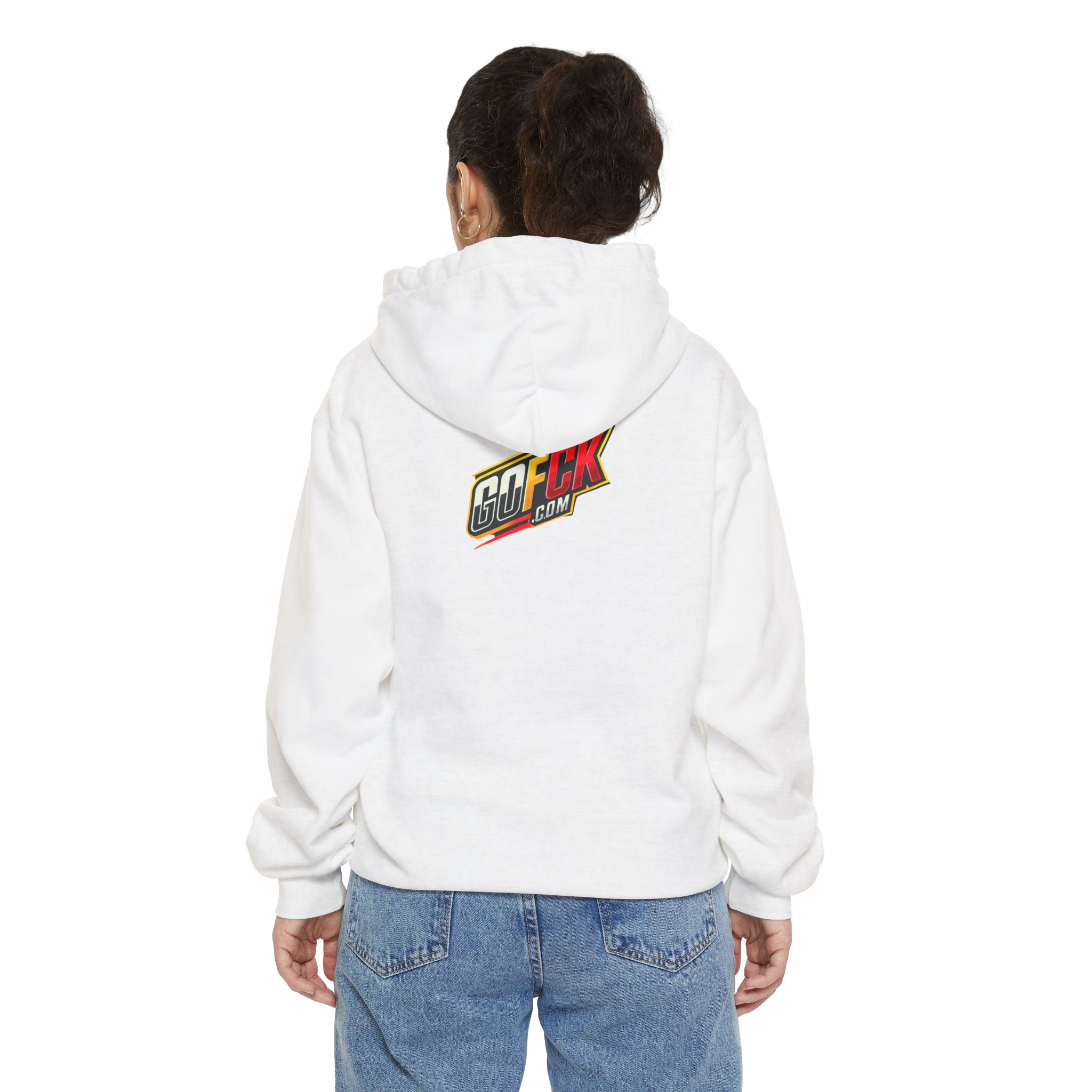 GOFCK Uncle Must. Designer Unisex Garment-Dyed Hoodie - Image 8
