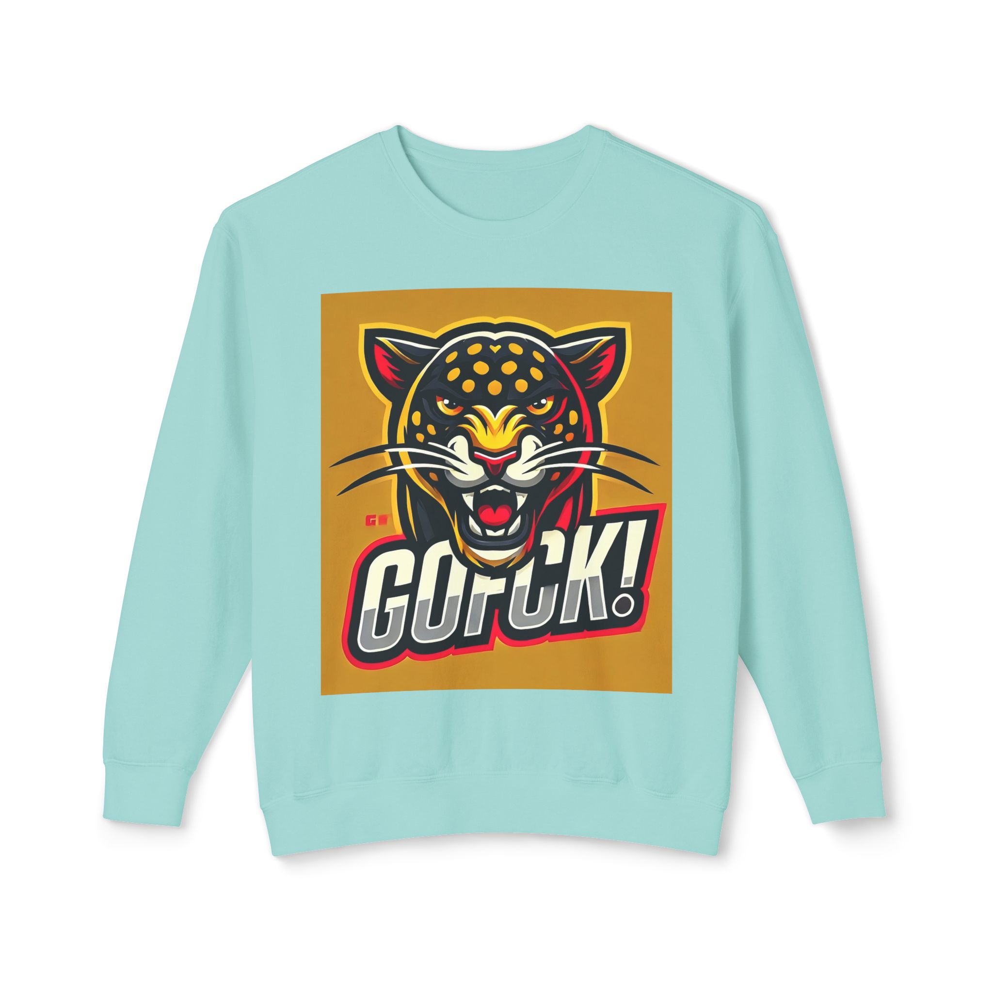 GOFCK Mad Panther. Designer Exclusive Unisex Lightweight Crewneck Sweatshirt - Image 33
