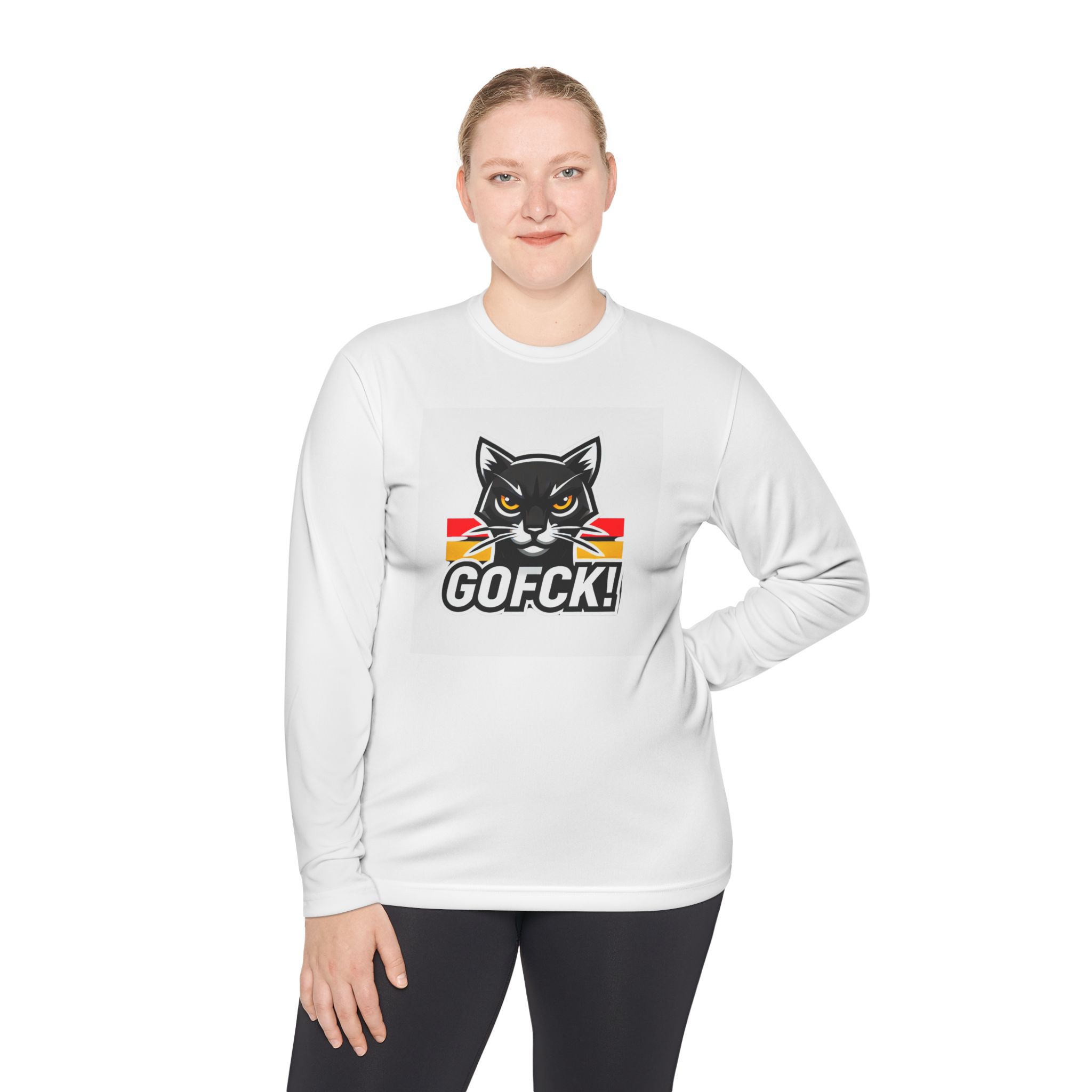 GOFCK BlackCatt Unisex Lightweight Designer Long Sleeve Tee Exclusive