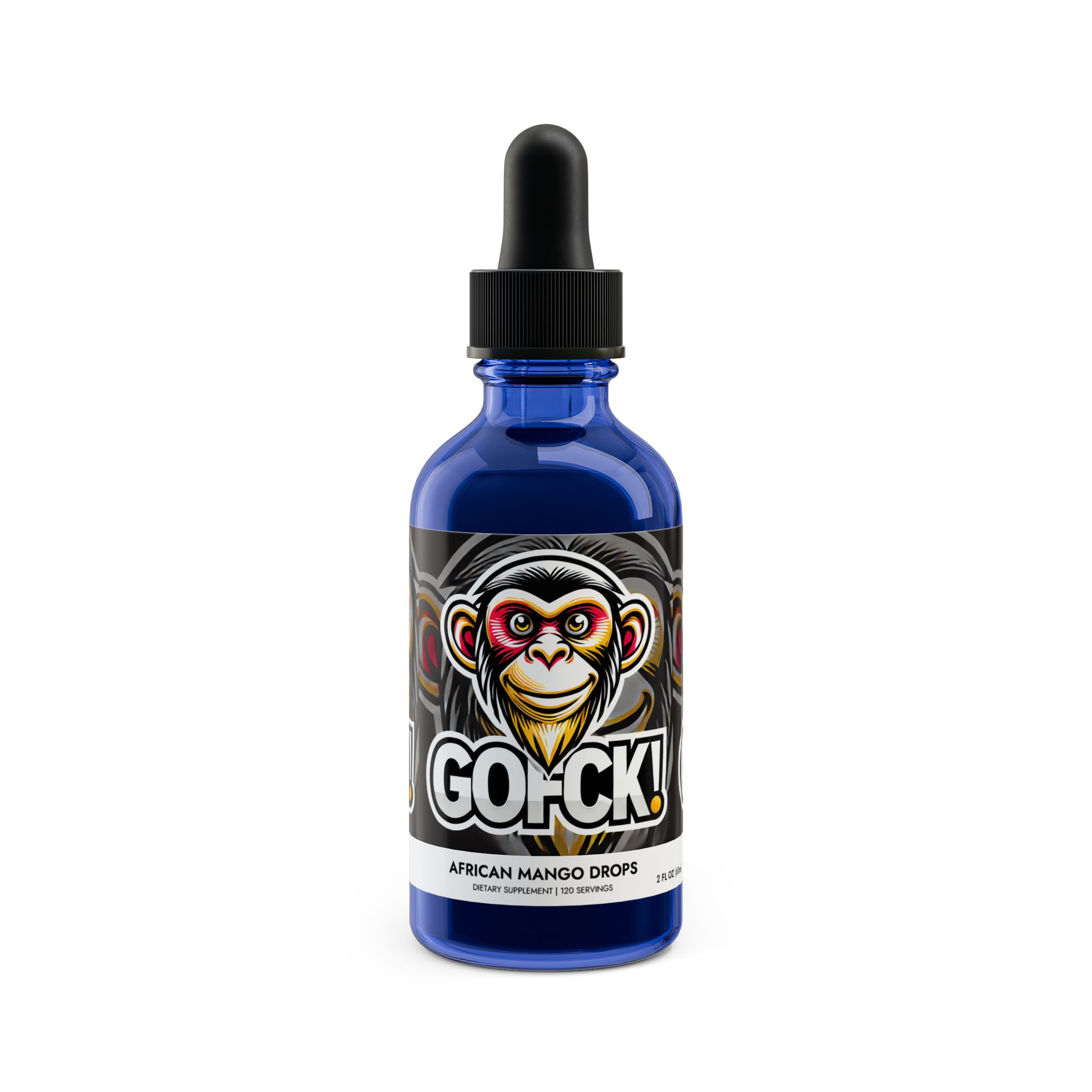 GOFCK Labs. Pure African Mango Drops Natural Extract Supplement (60ml, 2fl.oz)