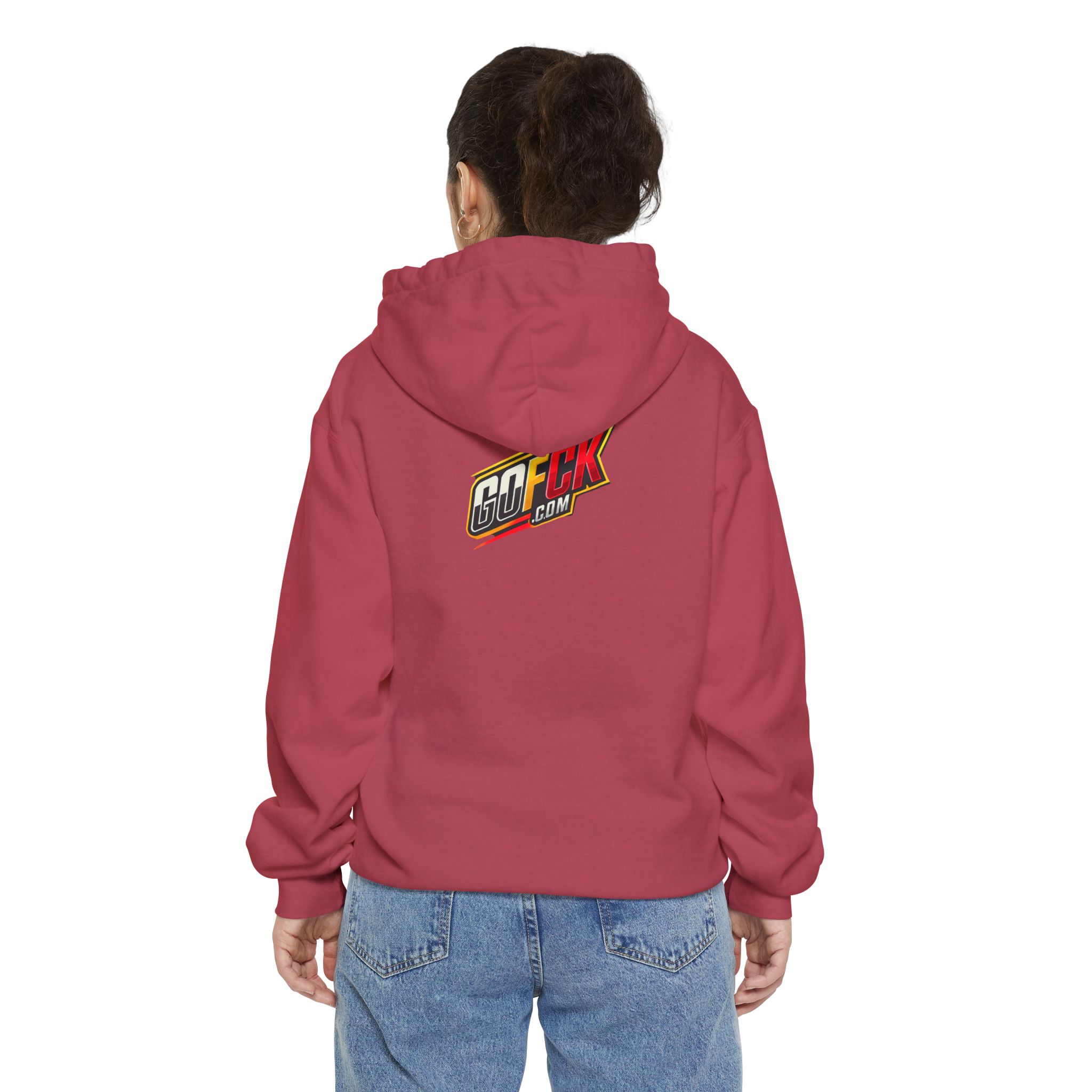 GOFCK Uncle Must. Designer Unisex Garment-Dyed Hoodie - Image 44
