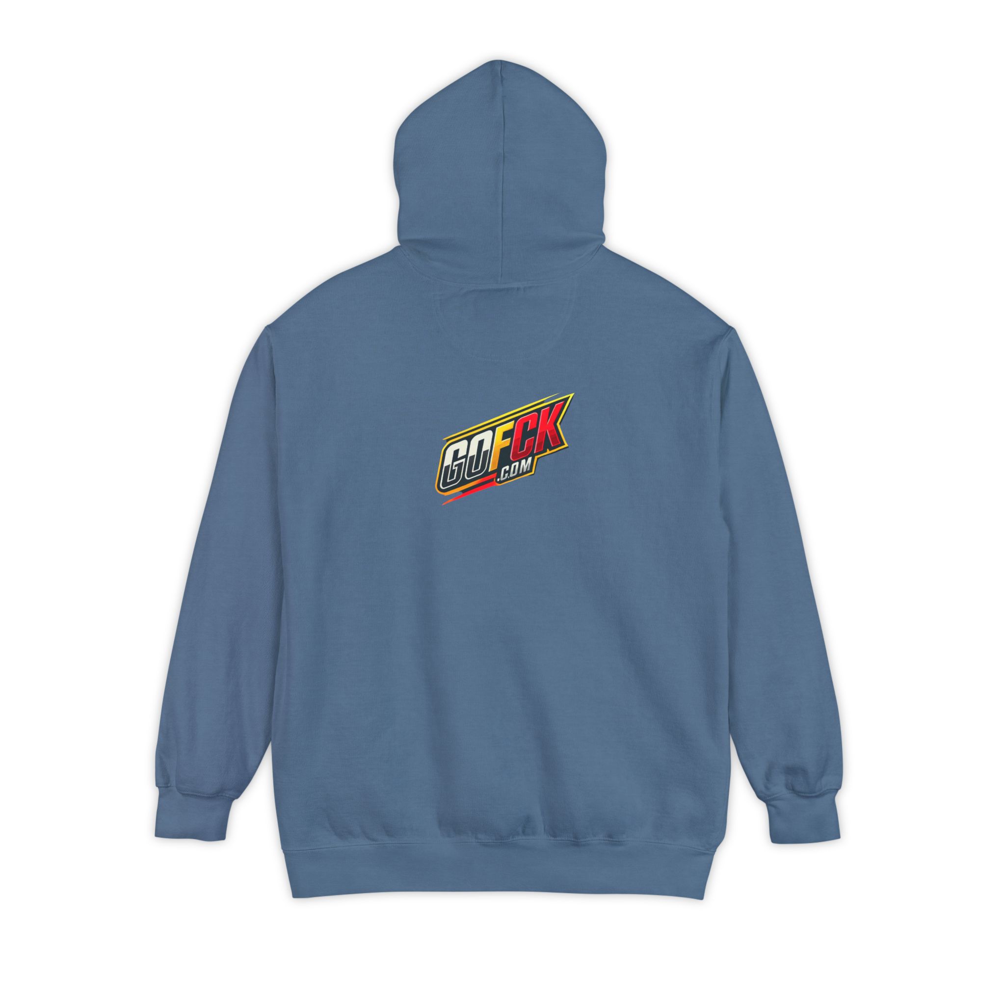 GOFCK Uncle Must. Designer Unisex Garment-Dyed Hoodie - Image 30