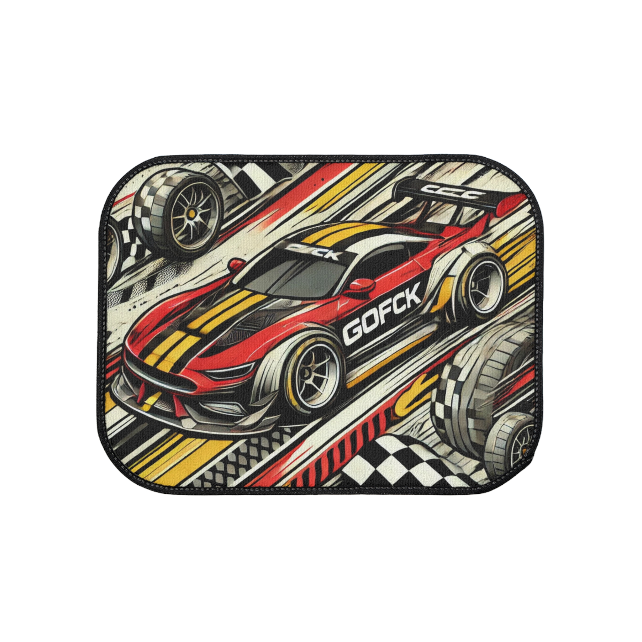 GOFCK Racing Exclusive Car Floor Mats, 1pc