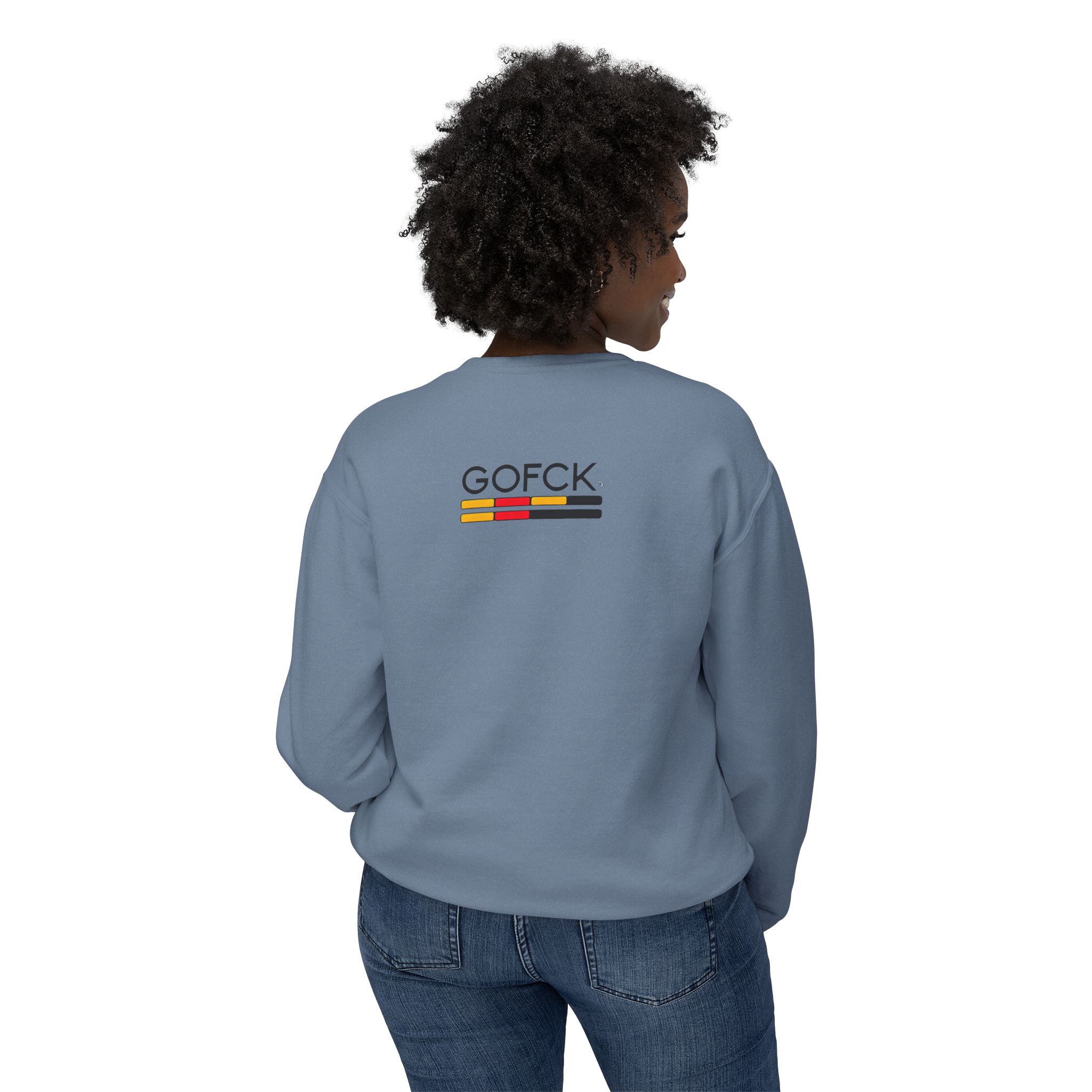 GOFCK Killa Bear. Designer Exclusive Unisex Lightweight Crewneck Sweatshirt - Image 44