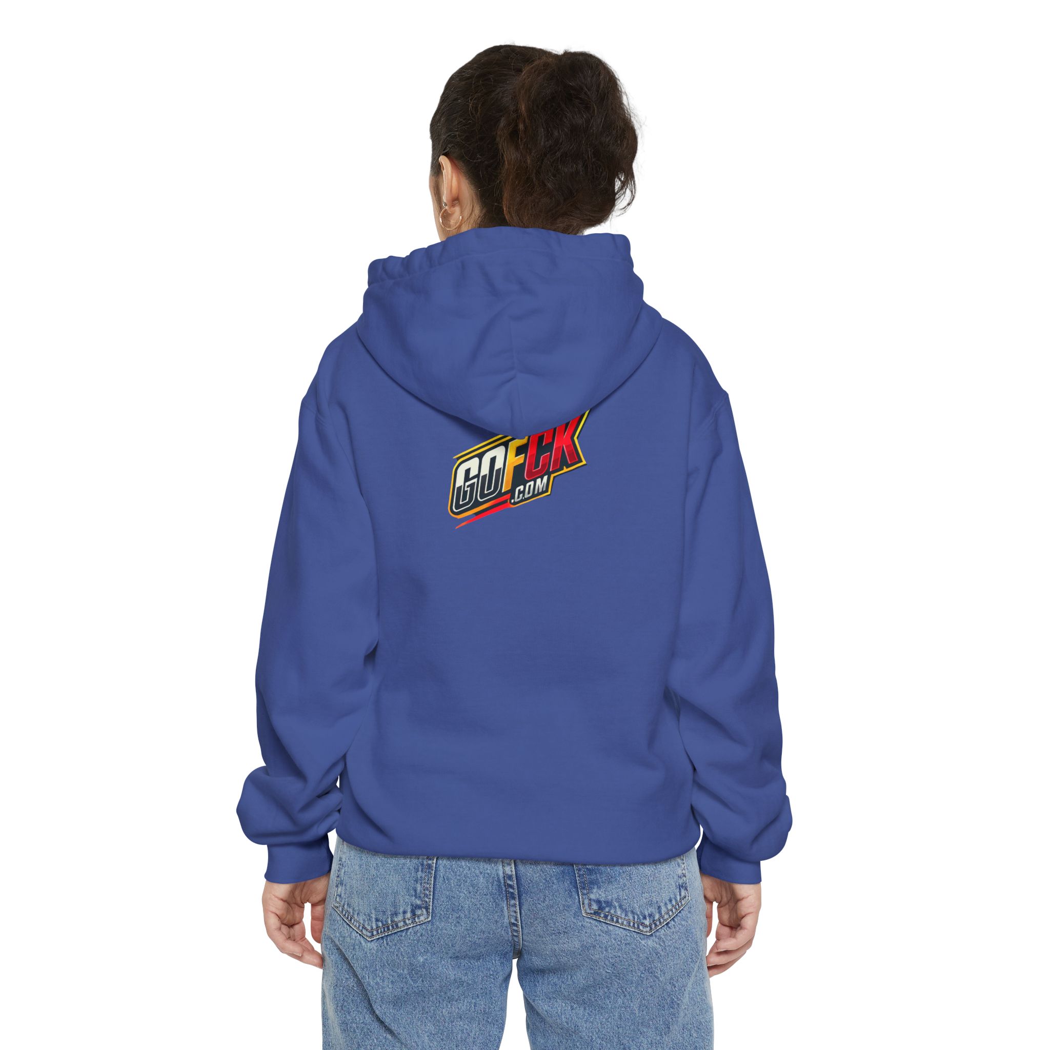 GOFCK Uncle Must. Designer Unisex Garment-Dyed Hoodie - Image 4