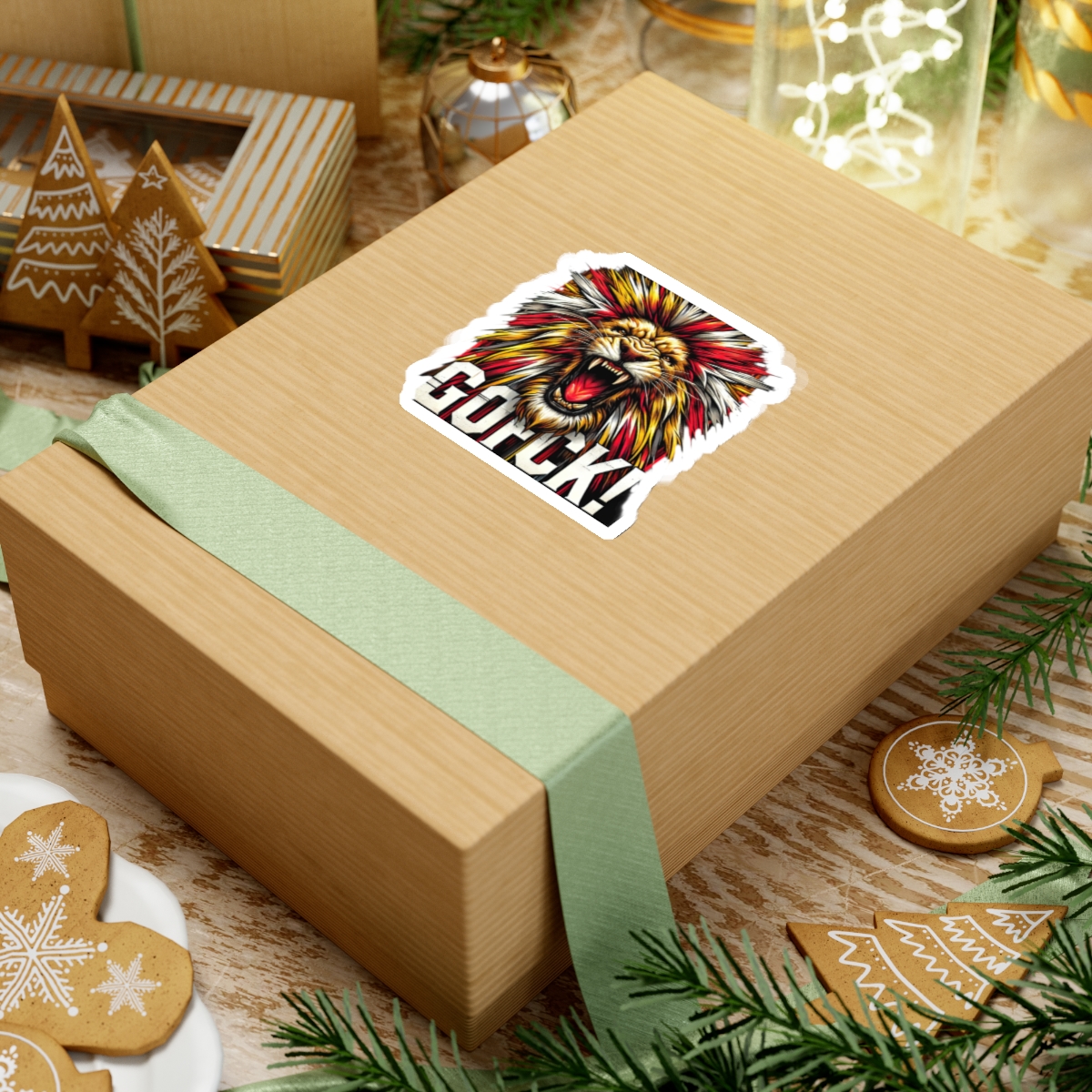 GOFCK Wild Lion. Designer Exclusive Kiss-Cut Limited Edition Stickers - Image 6