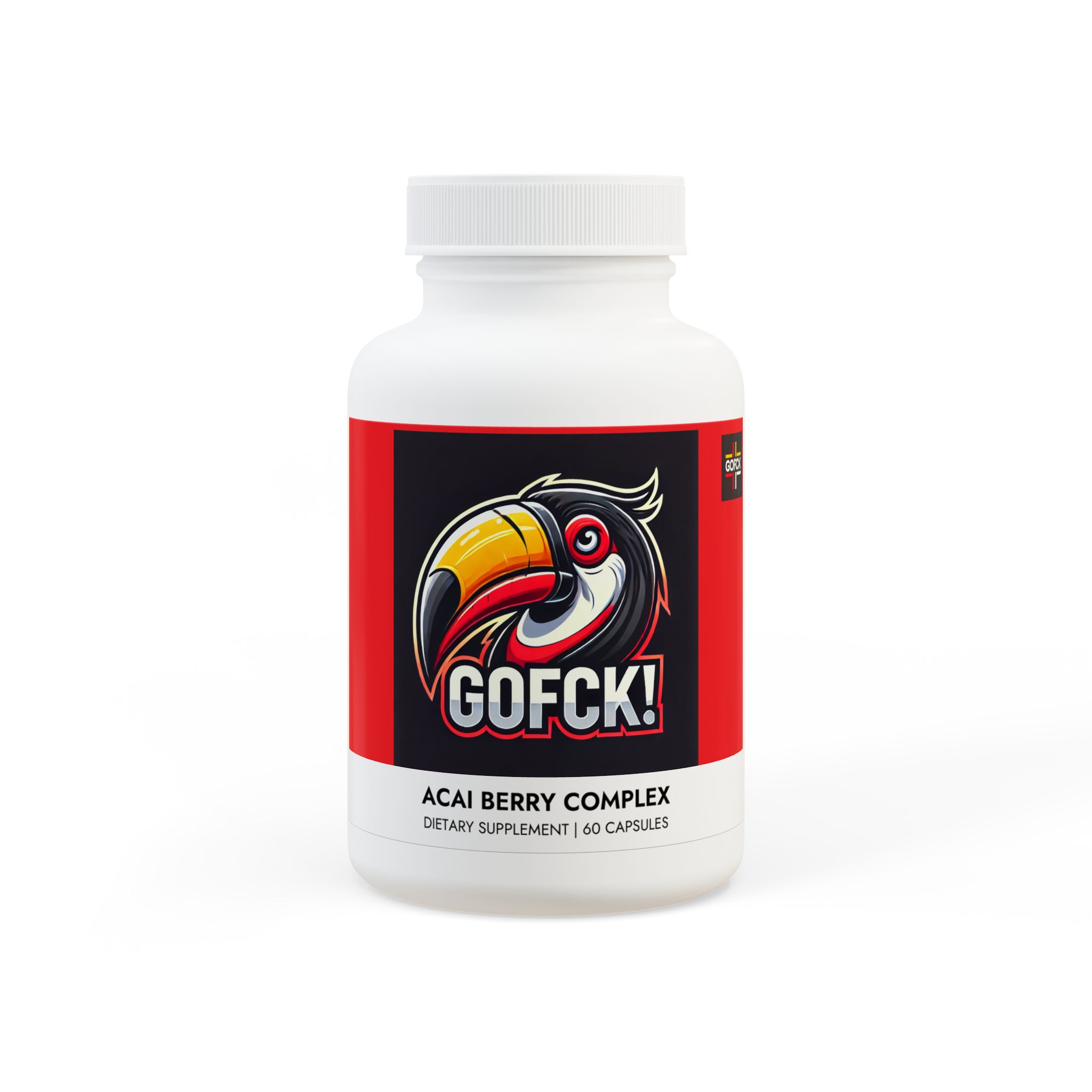 GOFCK Labs. Original Acai Berry Complex. Imported Natural Super Supplement (60 Capsules)