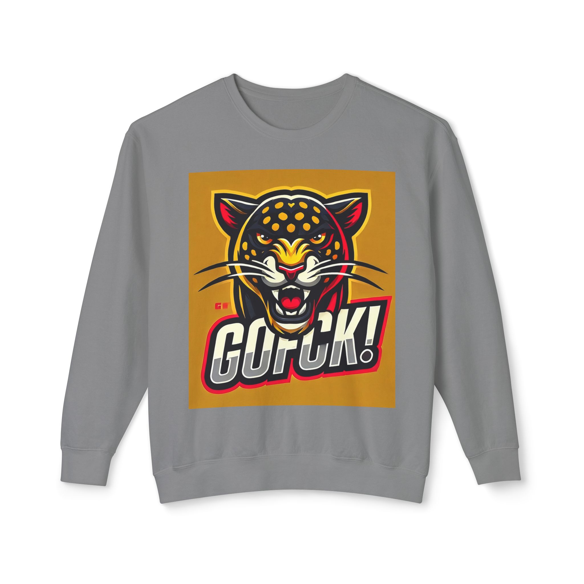 GOFCK Mad Panther. Designer Exclusive Unisex Lightweight Crewneck Sweatshirt - Image 29